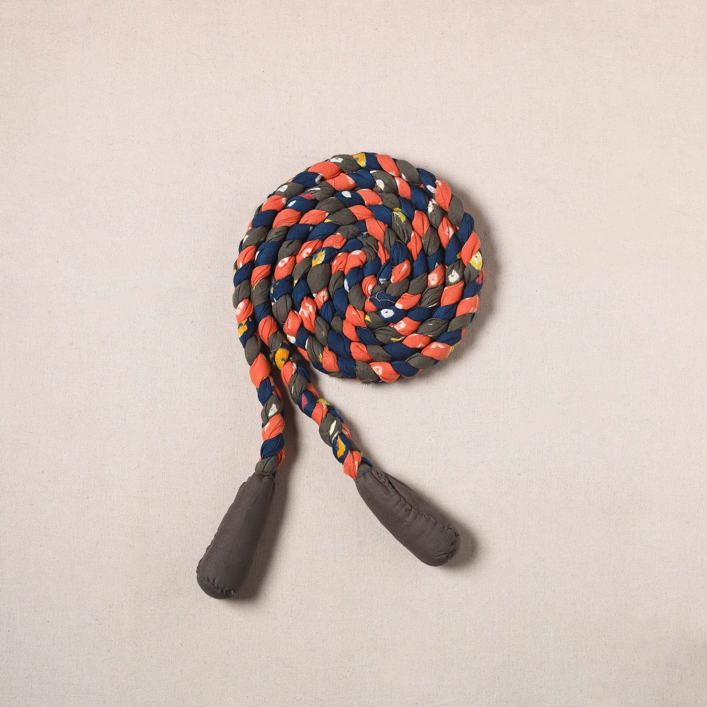 Handmade Upcycled Fabric Skipping Rope