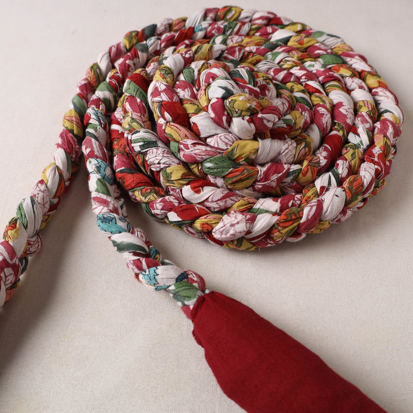 Handmade Upcycled Fabric Skipping Rope 32