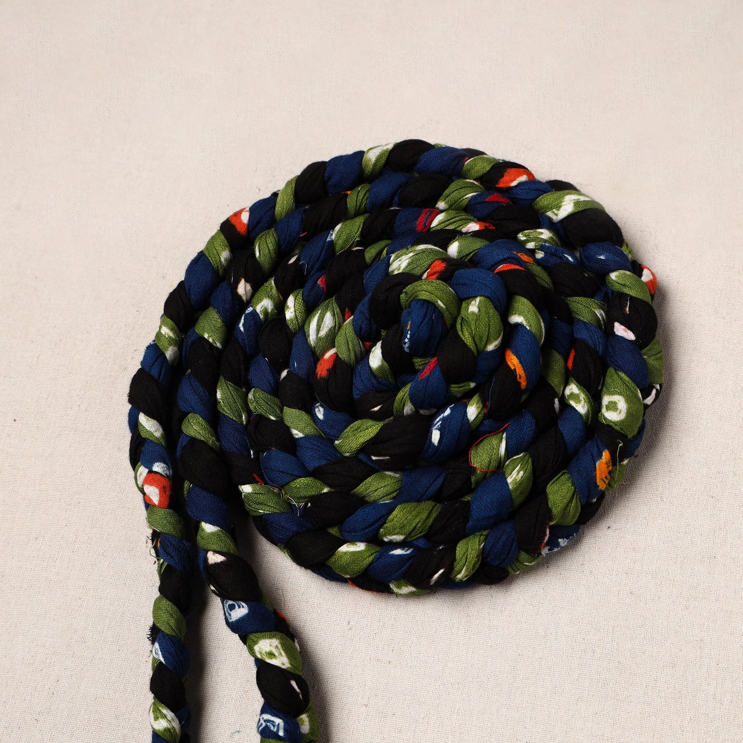 Handmade Upcycled Fabric Skipping Rope