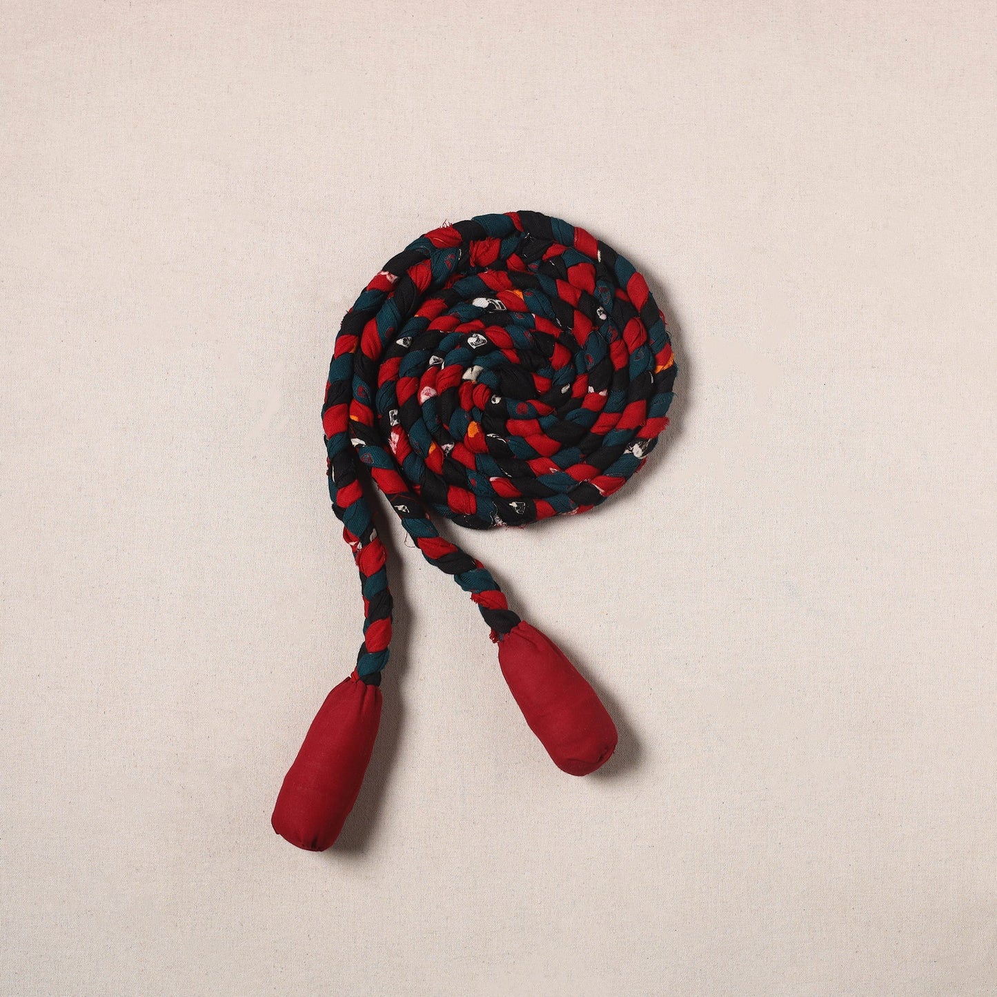Handmade Upcycled Fabric Skipping Rope