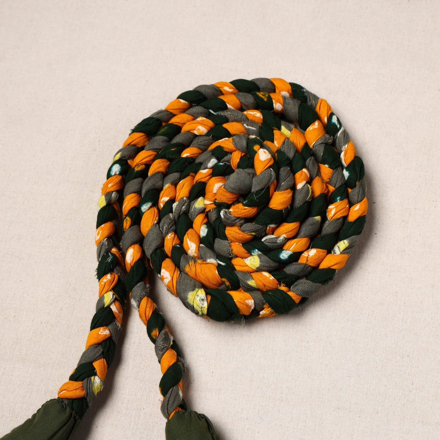 Handmade Upcycled Fabric Skipping Rope