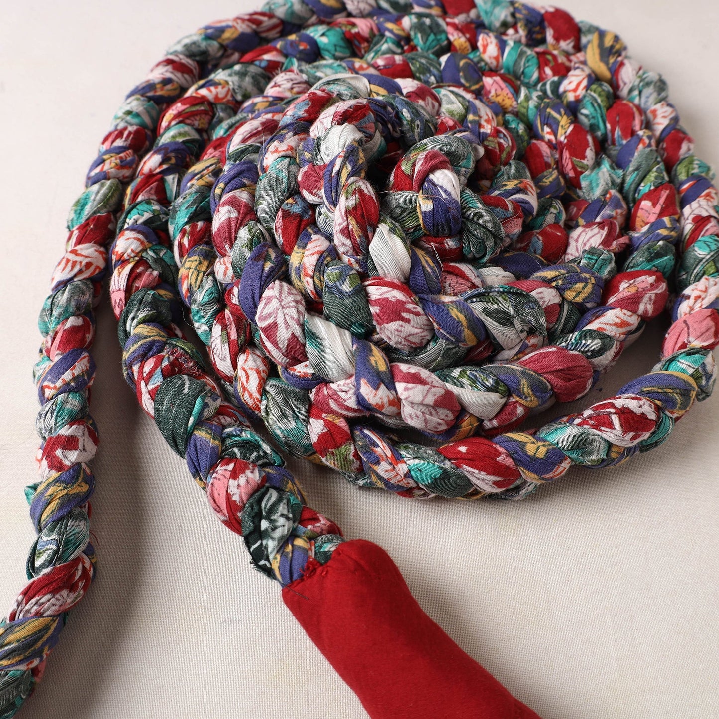 Handmade Upcycled Fabric Skipping Rope 33
