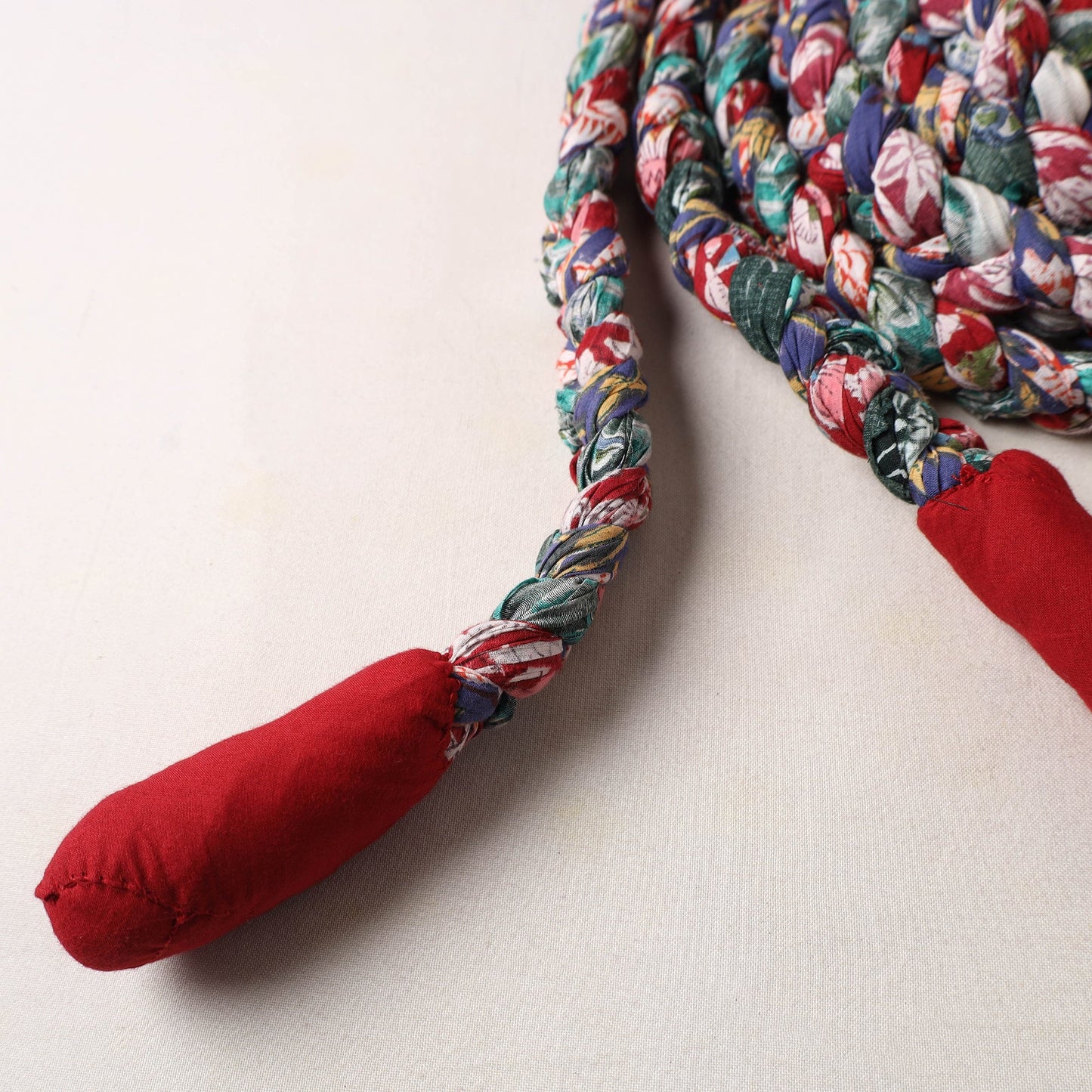 Handmade Upcycled Fabric Skipping Rope 33