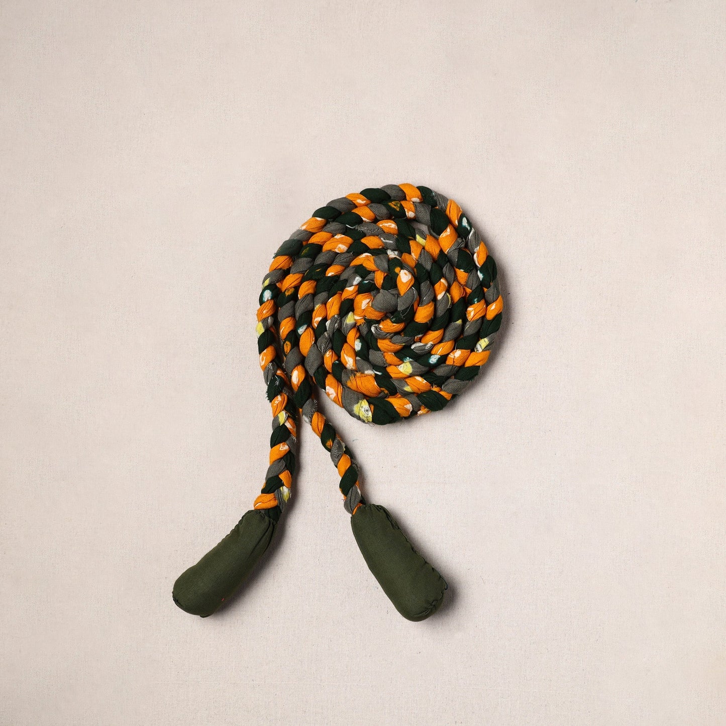 Handmade Upcycled Fabric Skipping Rope
