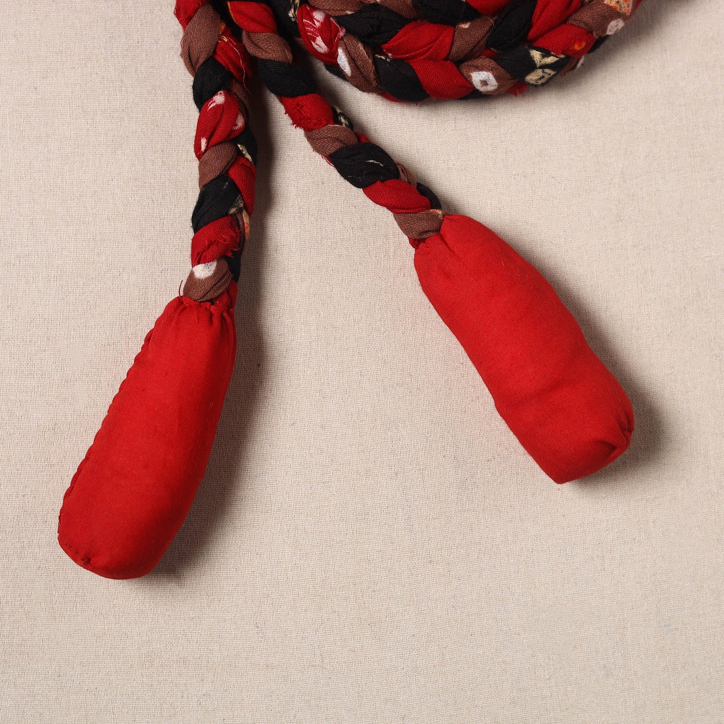 Handmade Upcycled Fabric Skipping Rope