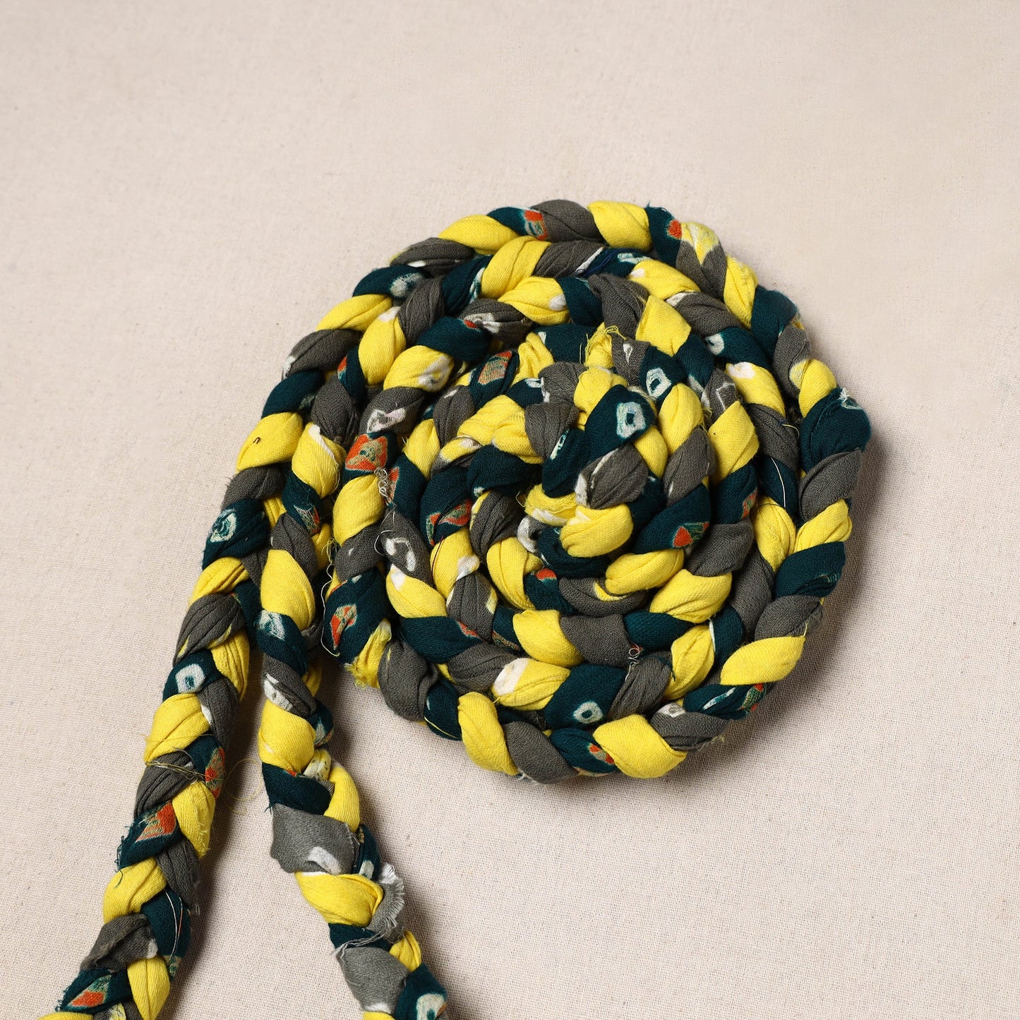 Handmade Upcycled Fabric Skipping Rope