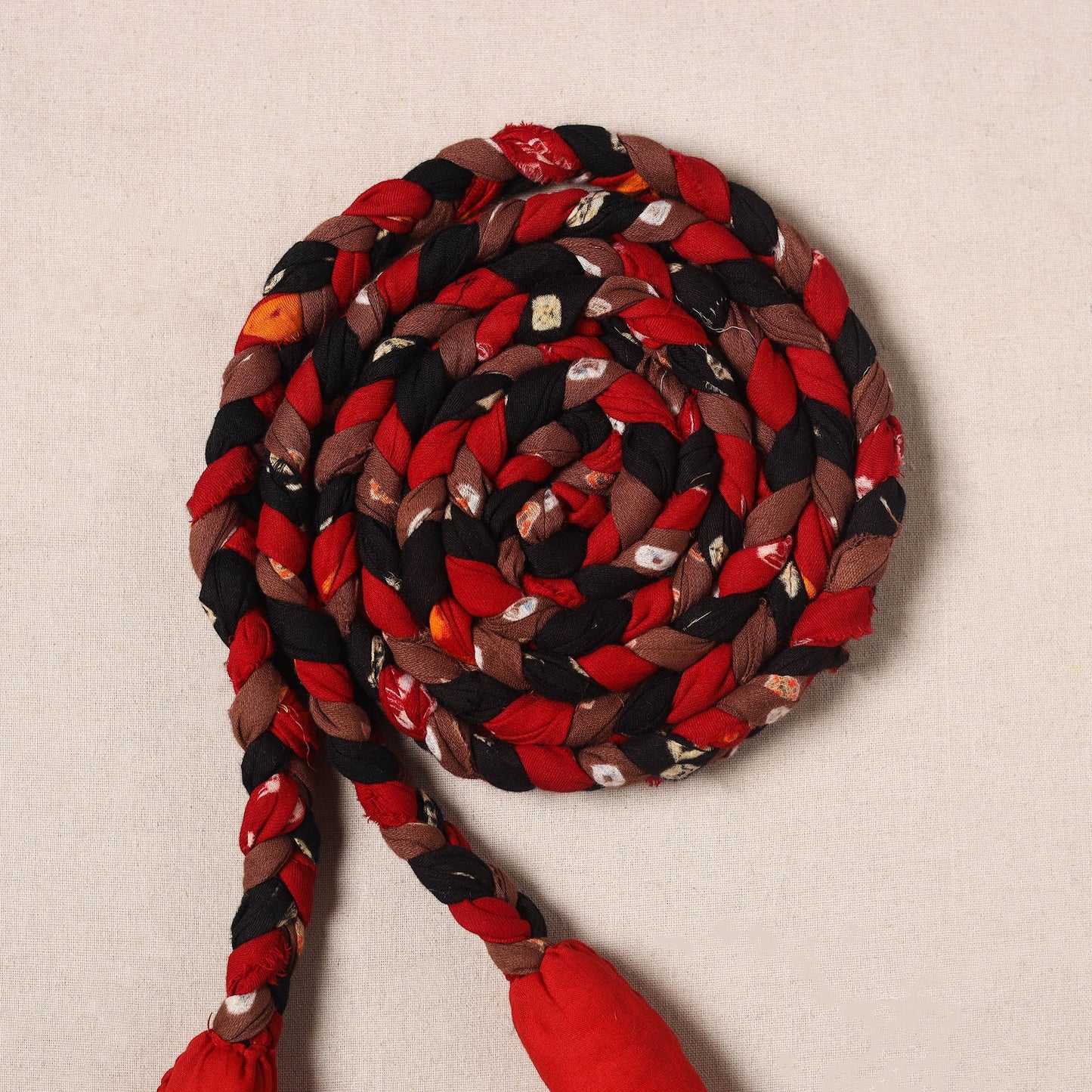 Handmade Upcycled Fabric Skipping Rope