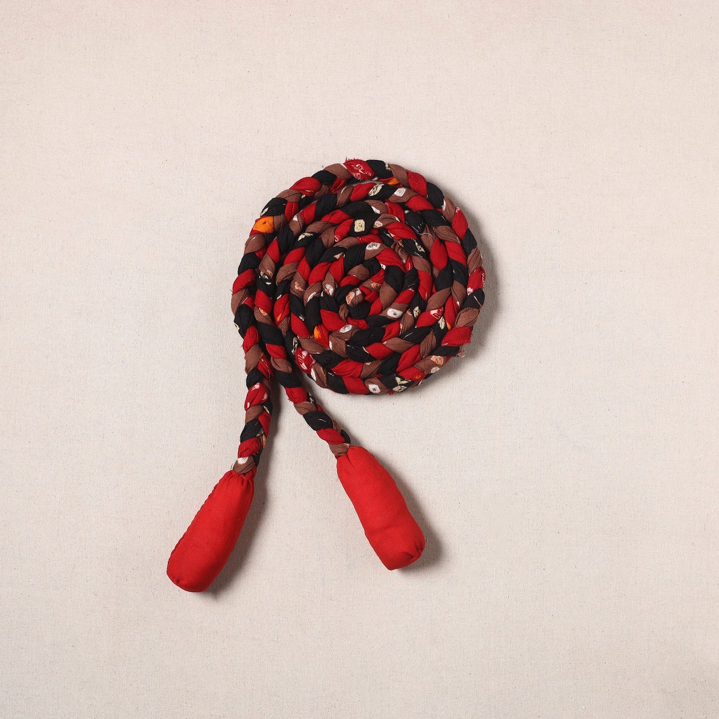 Handmade Upcycled Fabric Skipping Rope