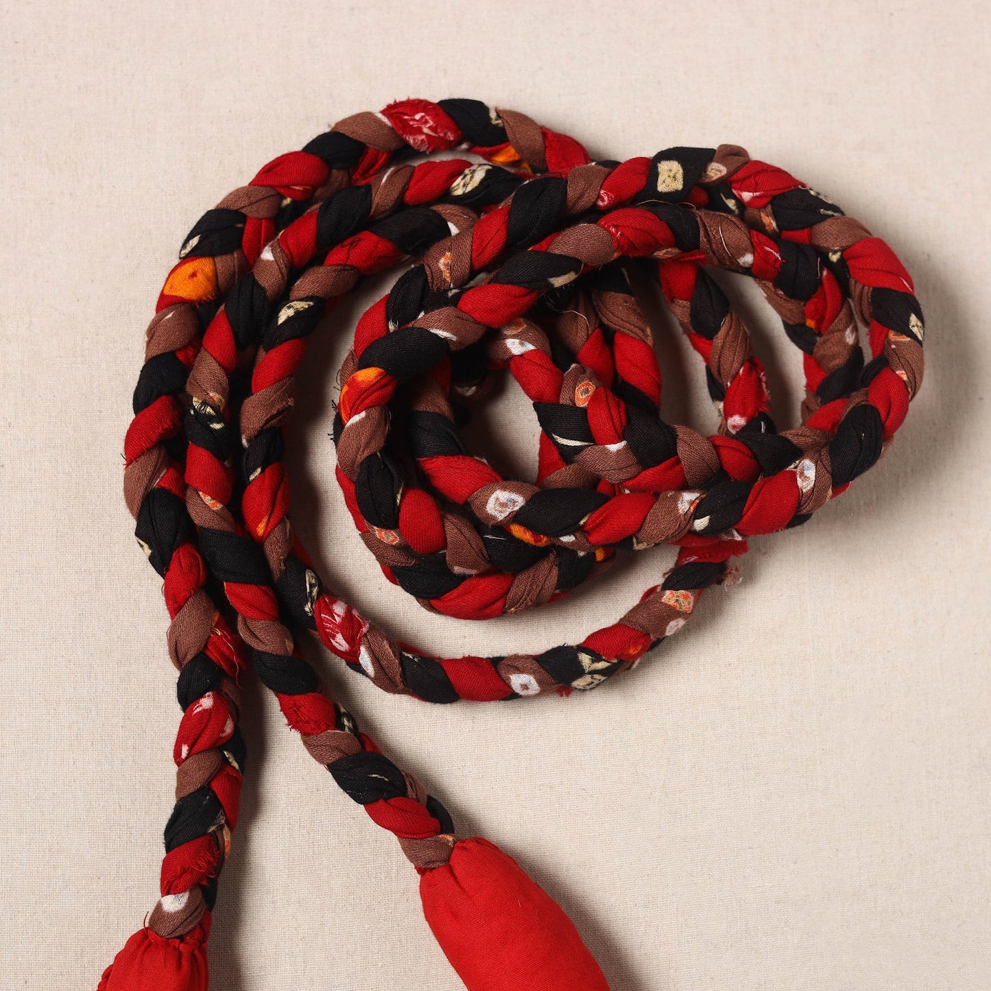 Handmade Upcycled Fabric Skipping Rope