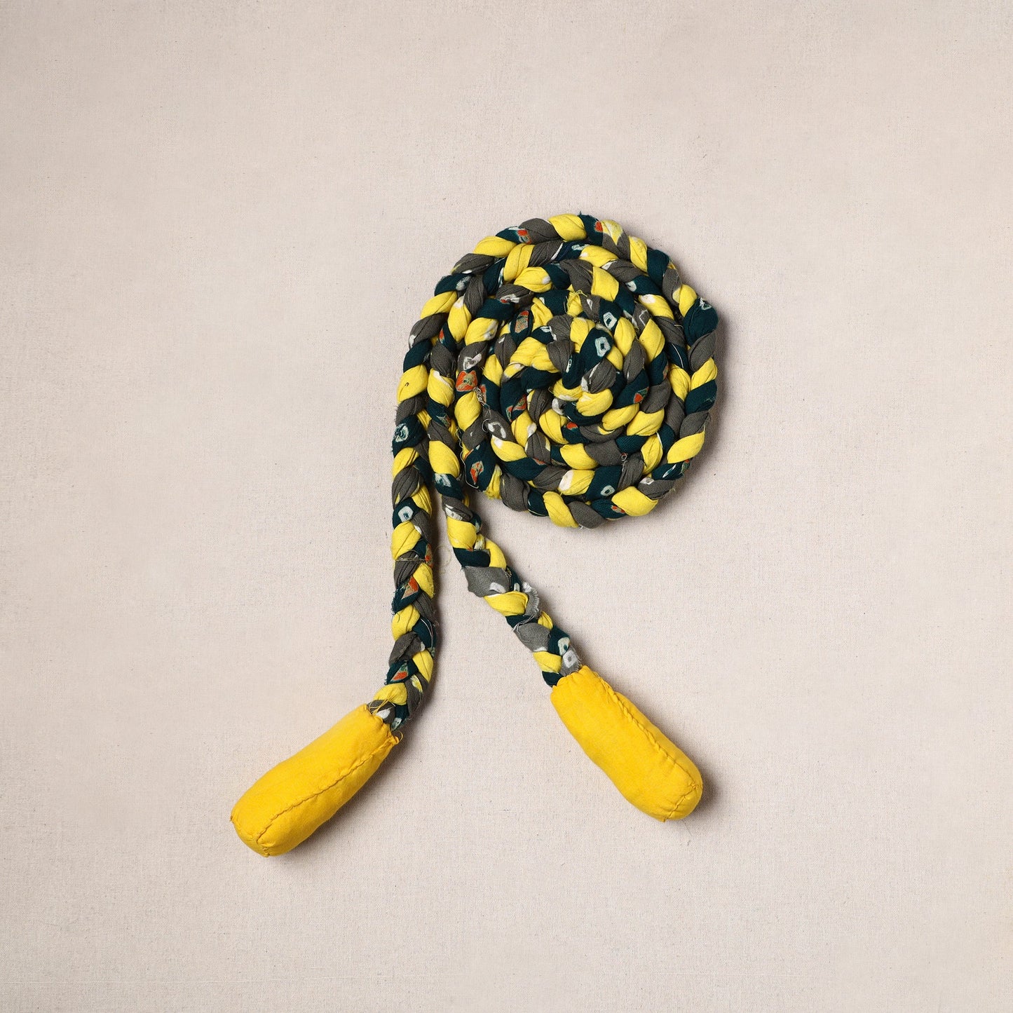 Handmade Upcycled Fabric Skipping Rope