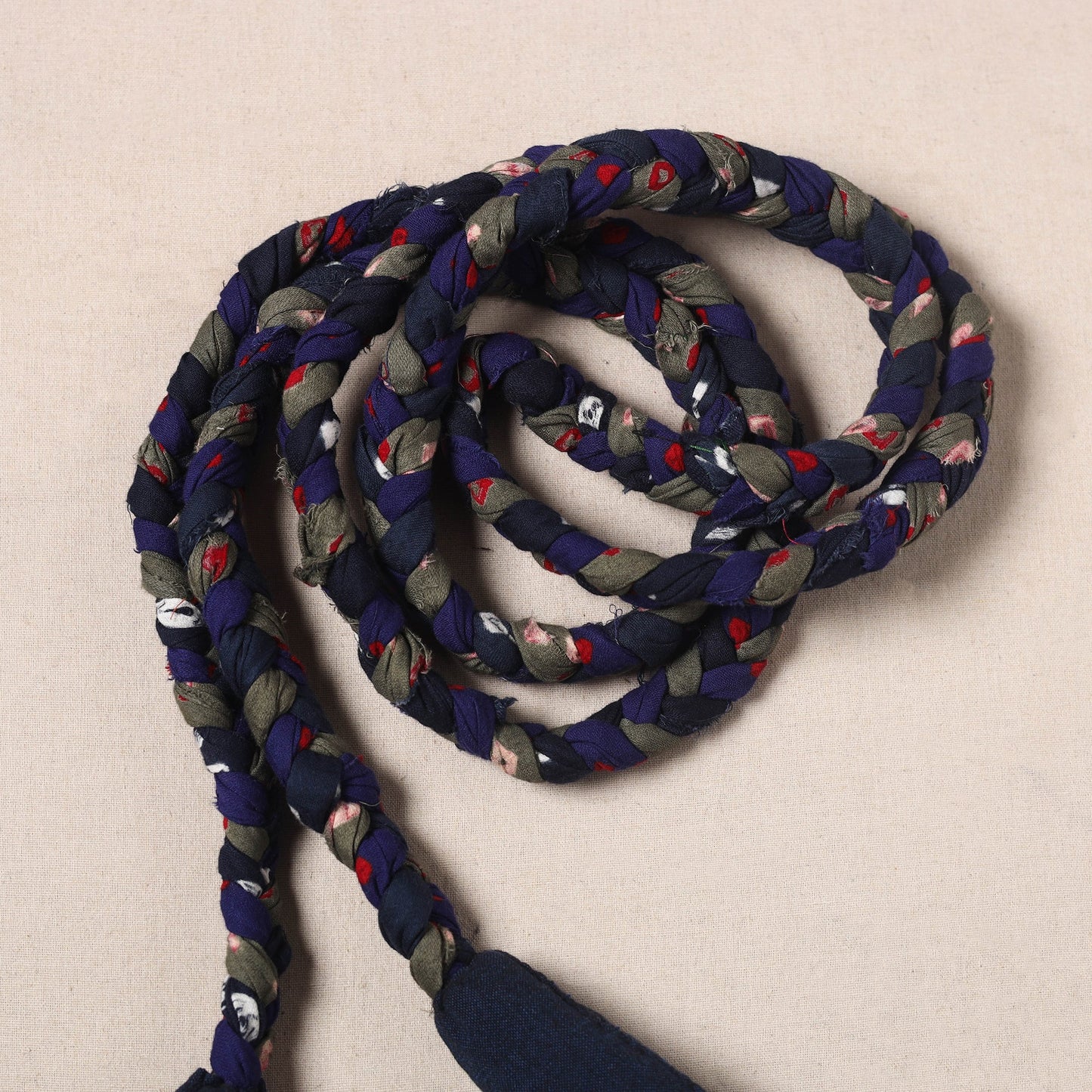 Handmade Upcycled Fabric Skipping Rope
