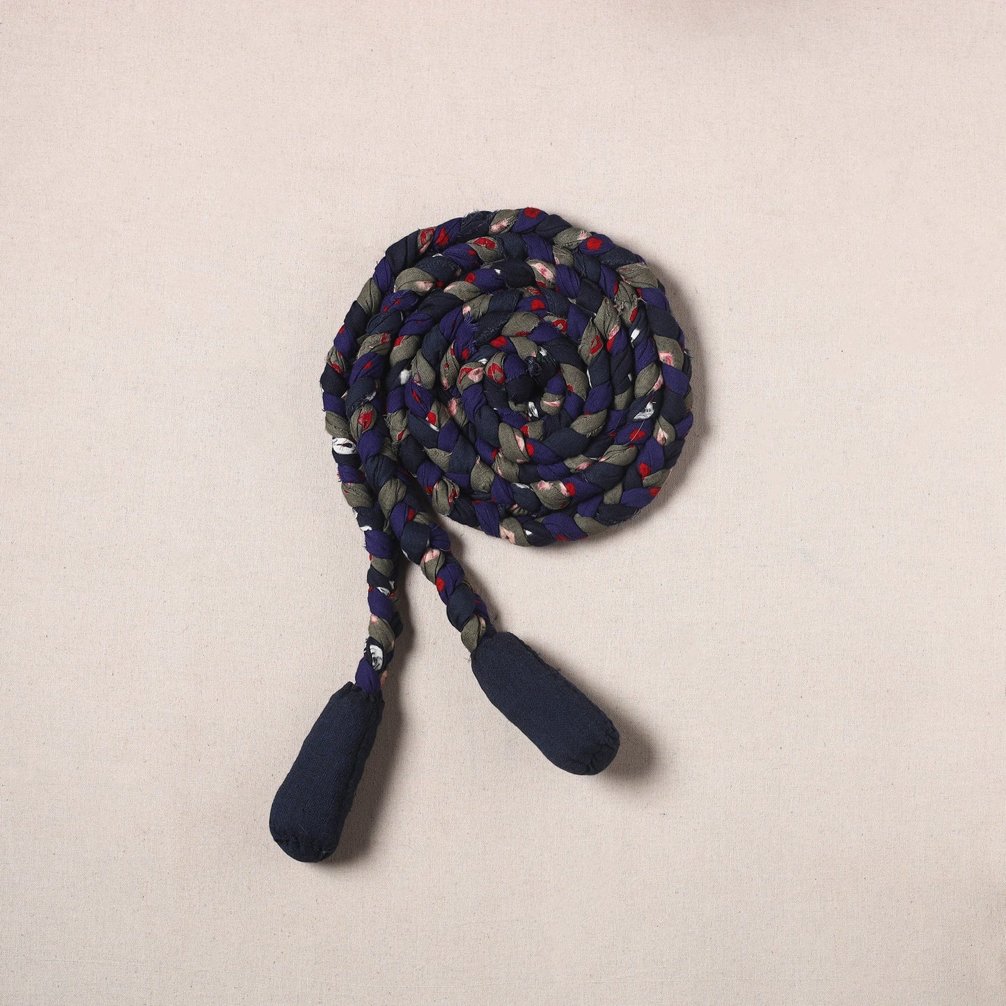 Handmade Upcycled Fabric Skipping Rope