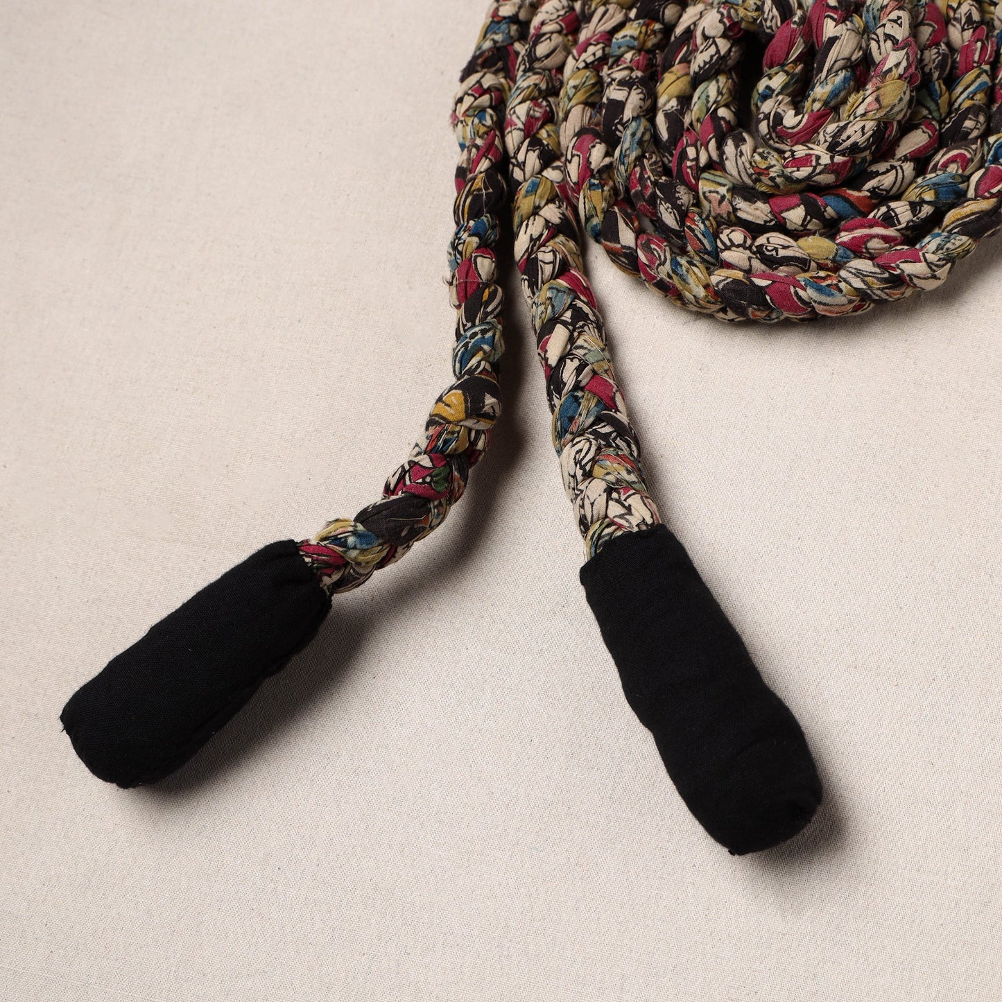 Handmade Upcycled Fabric Skipping Rope