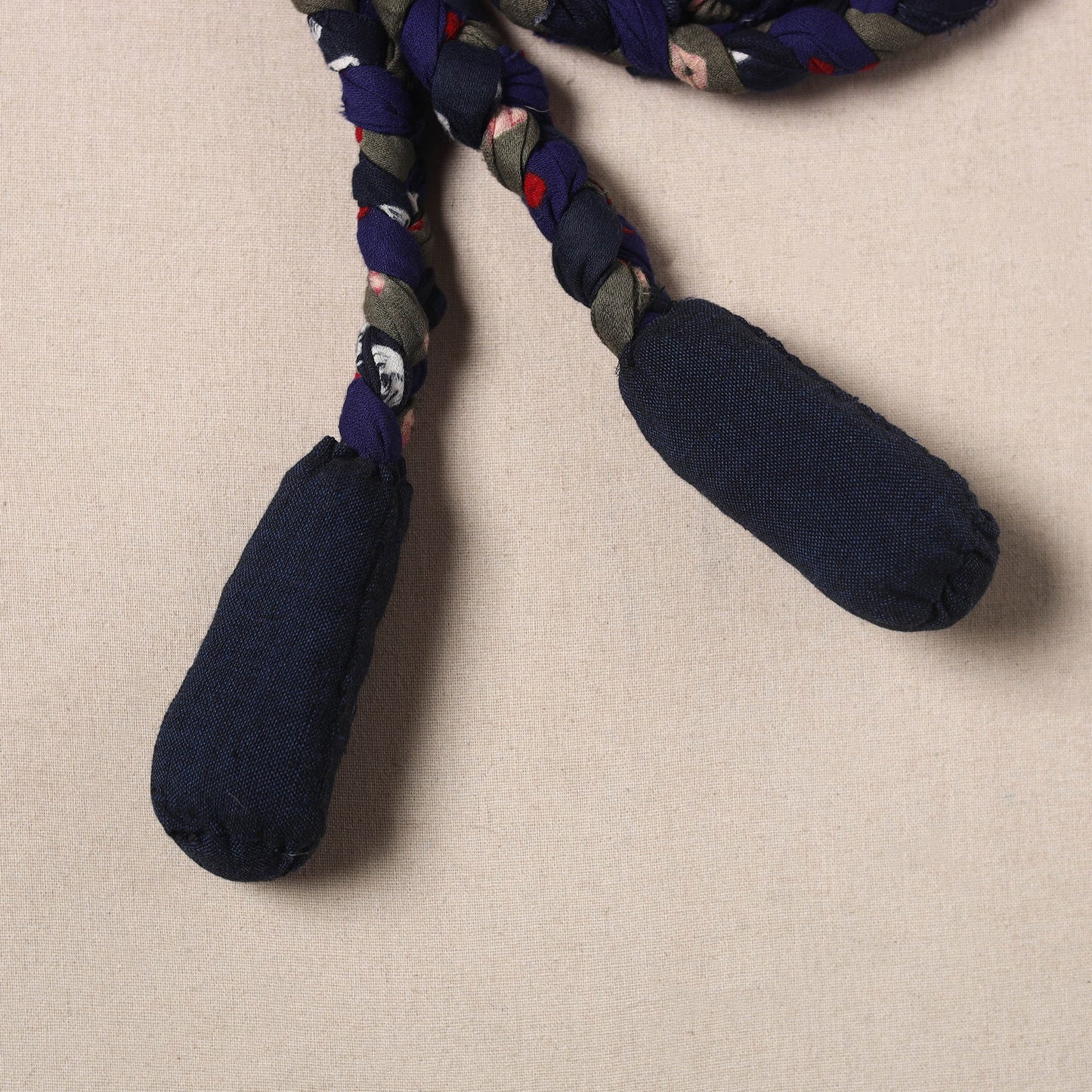 Handmade Upcycled Fabric Skipping Rope