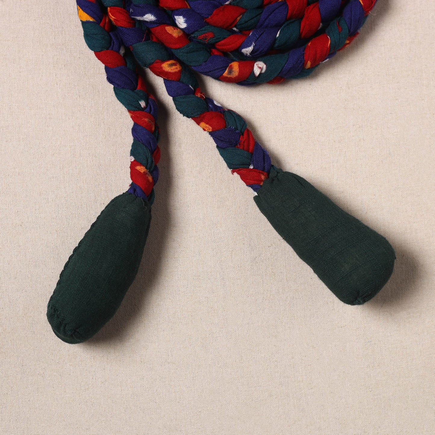 Handmade Upcycled Fabric Skipping Rope