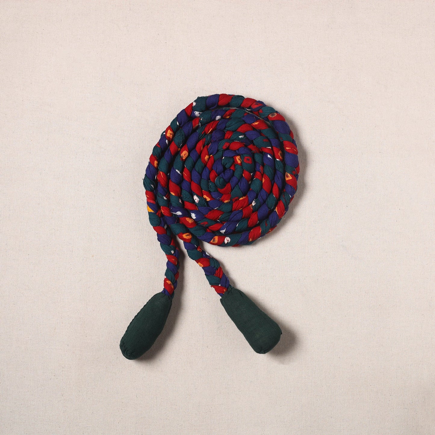 Handmade Upcycled Fabric Skipping Rope