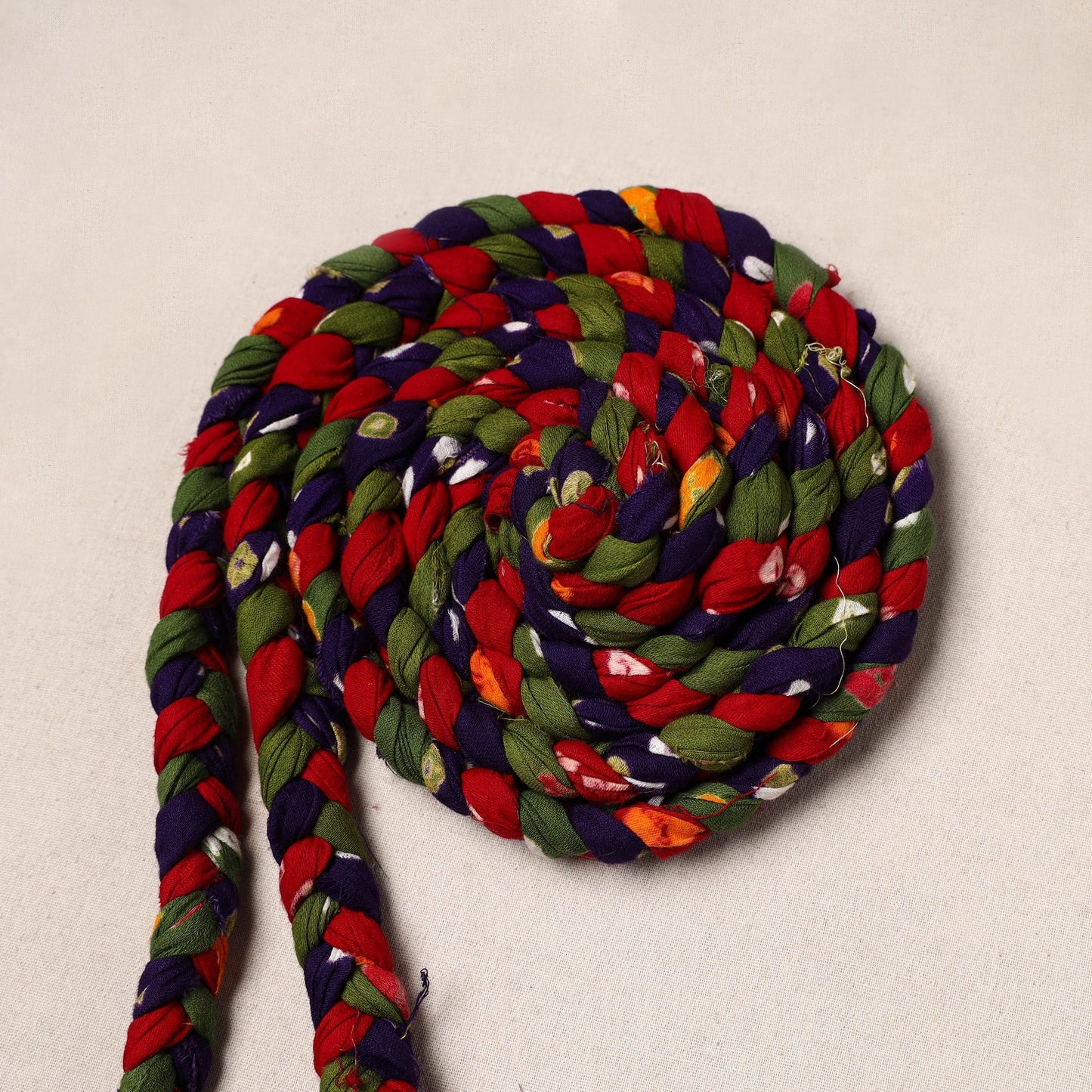 Handmade Upcycled Fabric Skipping Rope