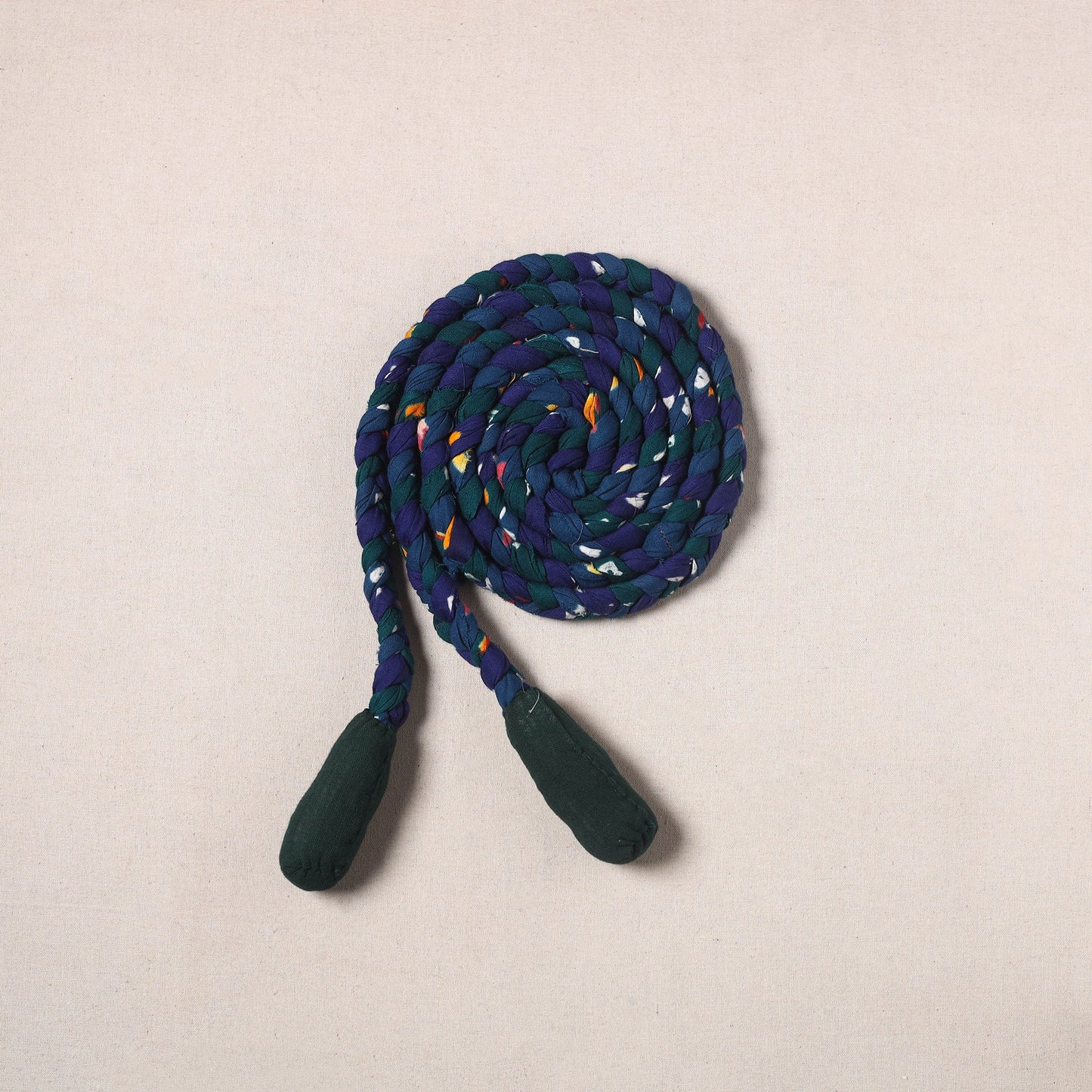 Handmade Upcycled Fabric Skipping Rope