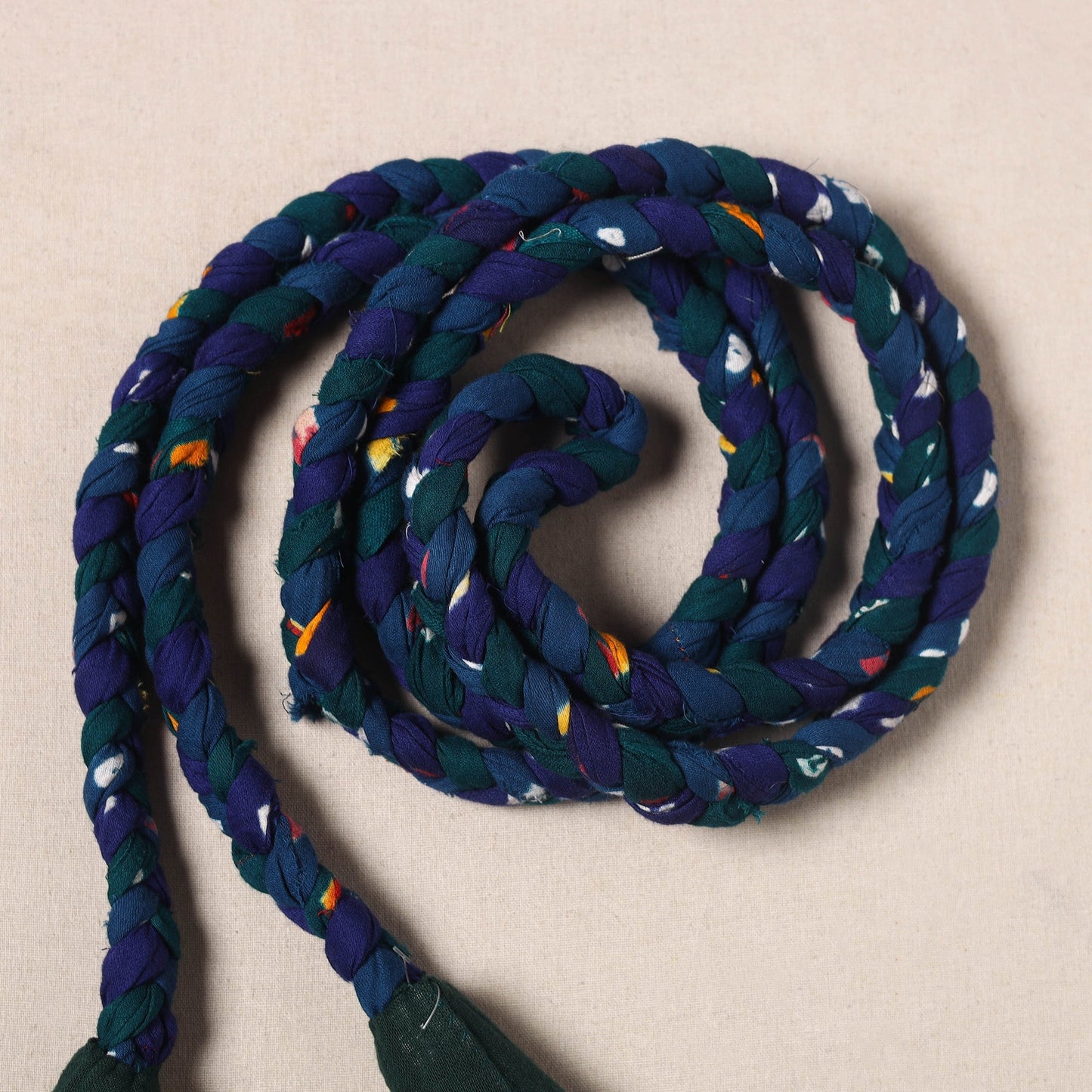 Handmade Upcycled Fabric Skipping Rope