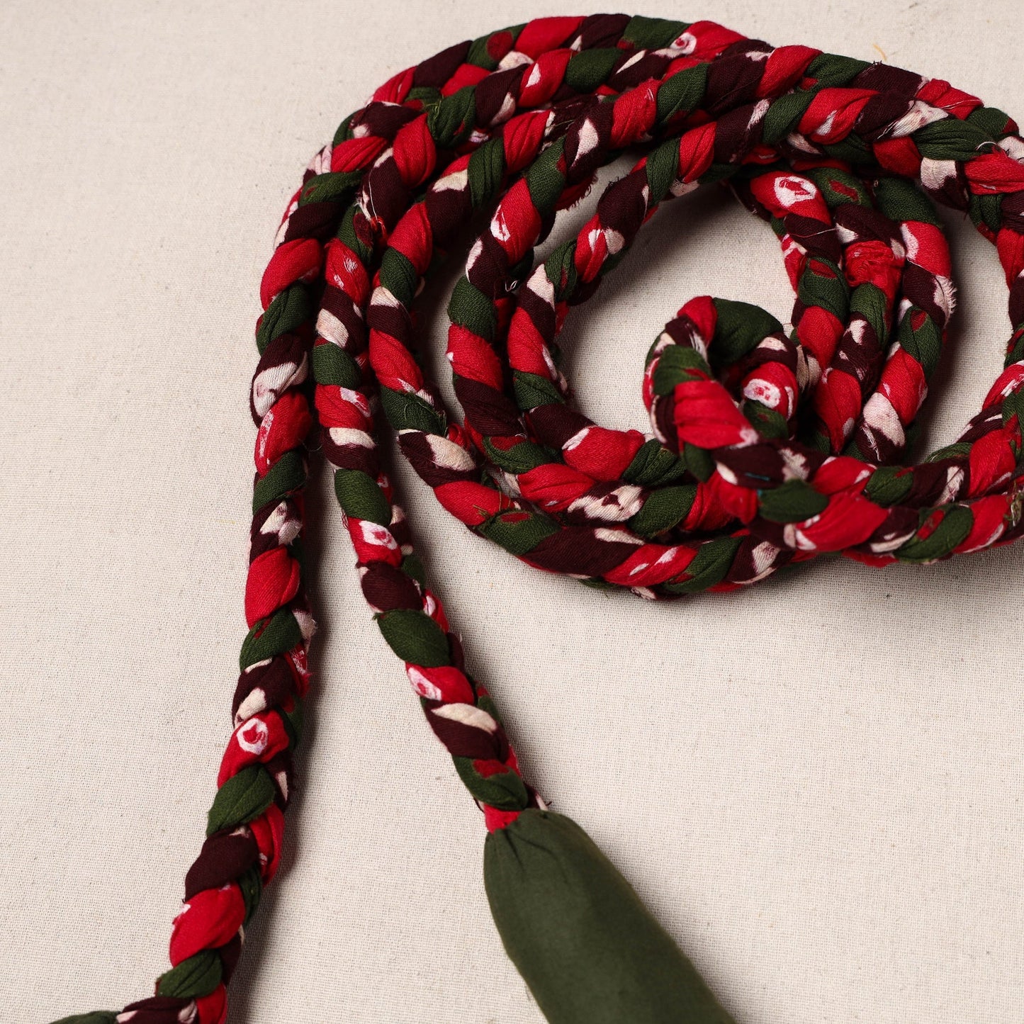Handmade Upcycled Fabric Skipping Rope