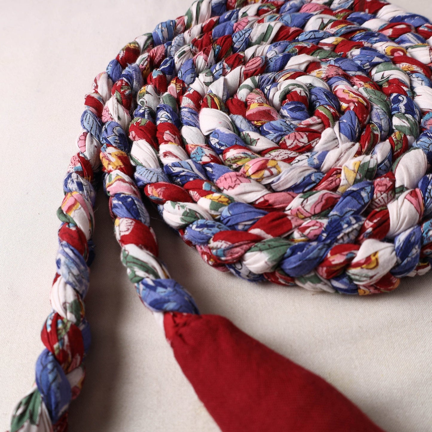 Handmade Upcycled Fabric Skipping Rope 40