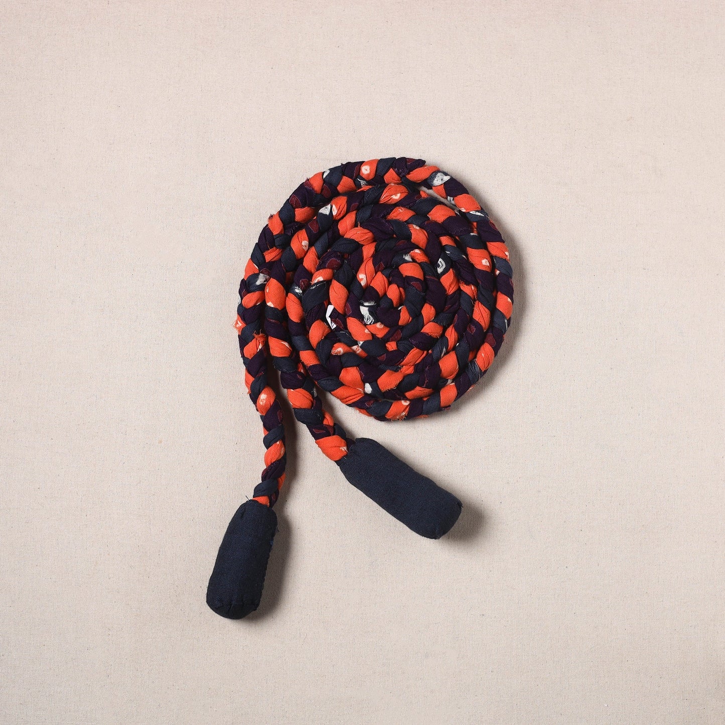Handmade Upcycled Fabric Skipping Rope