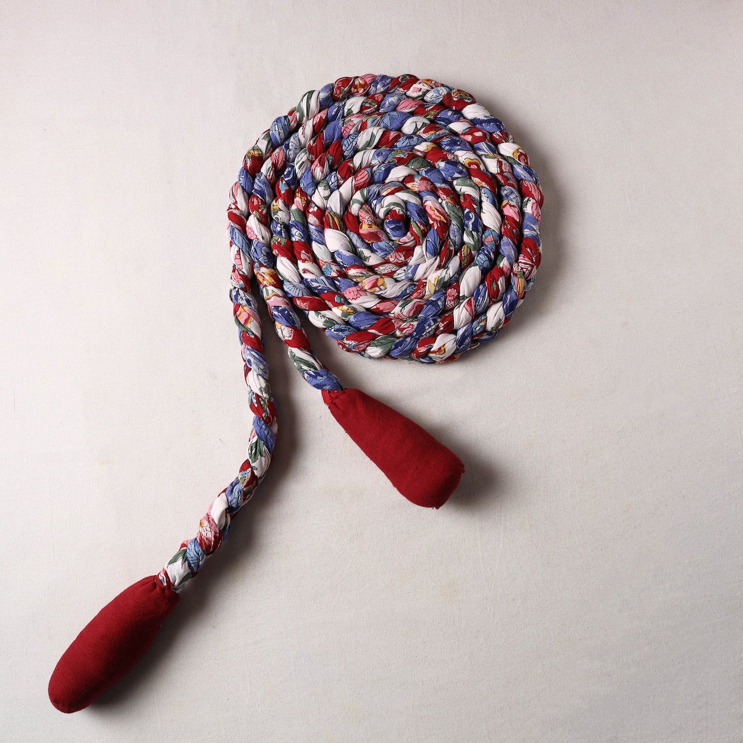 Handmade Upcycled Fabric Skipping Rope 40