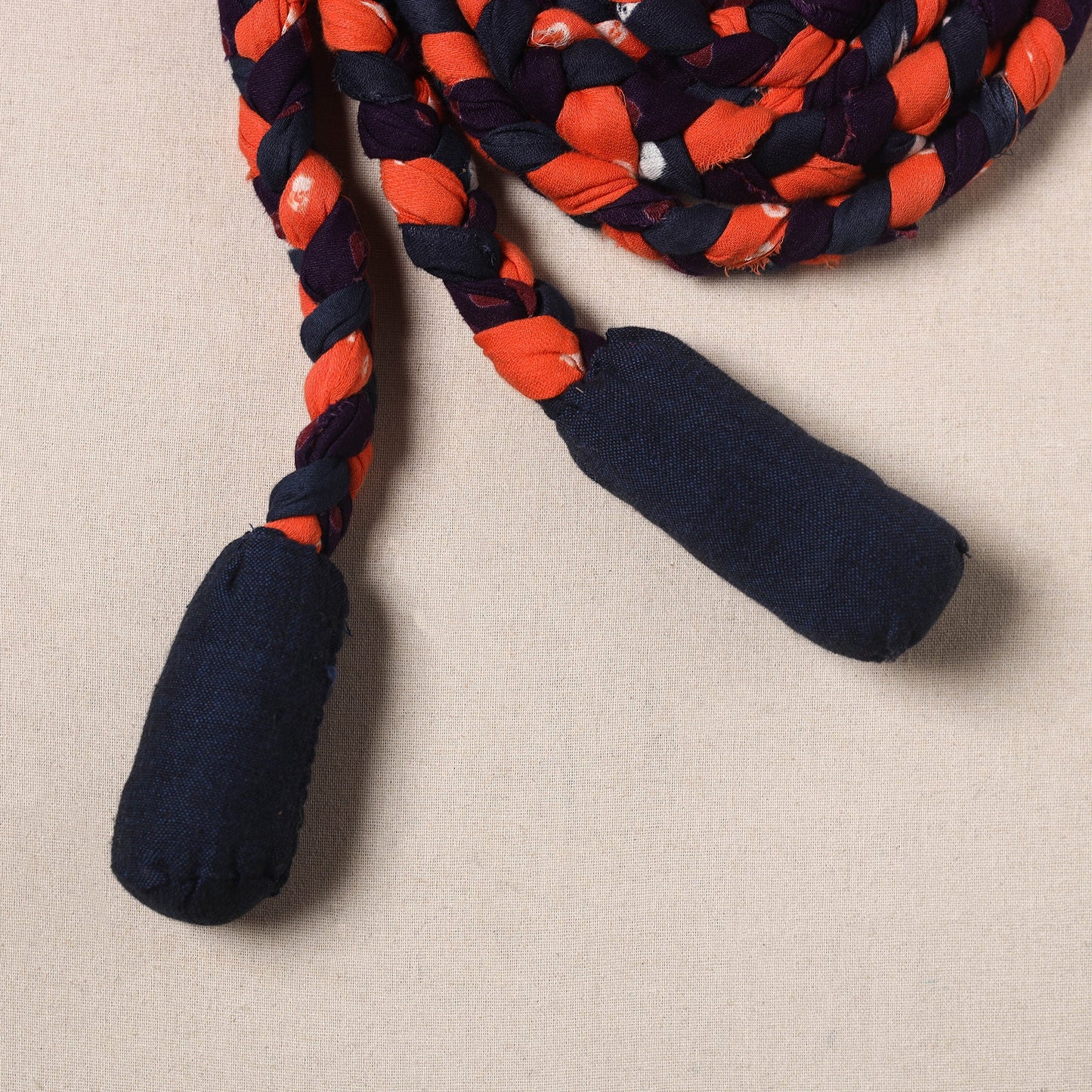 Handmade Upcycled Fabric Skipping Rope
