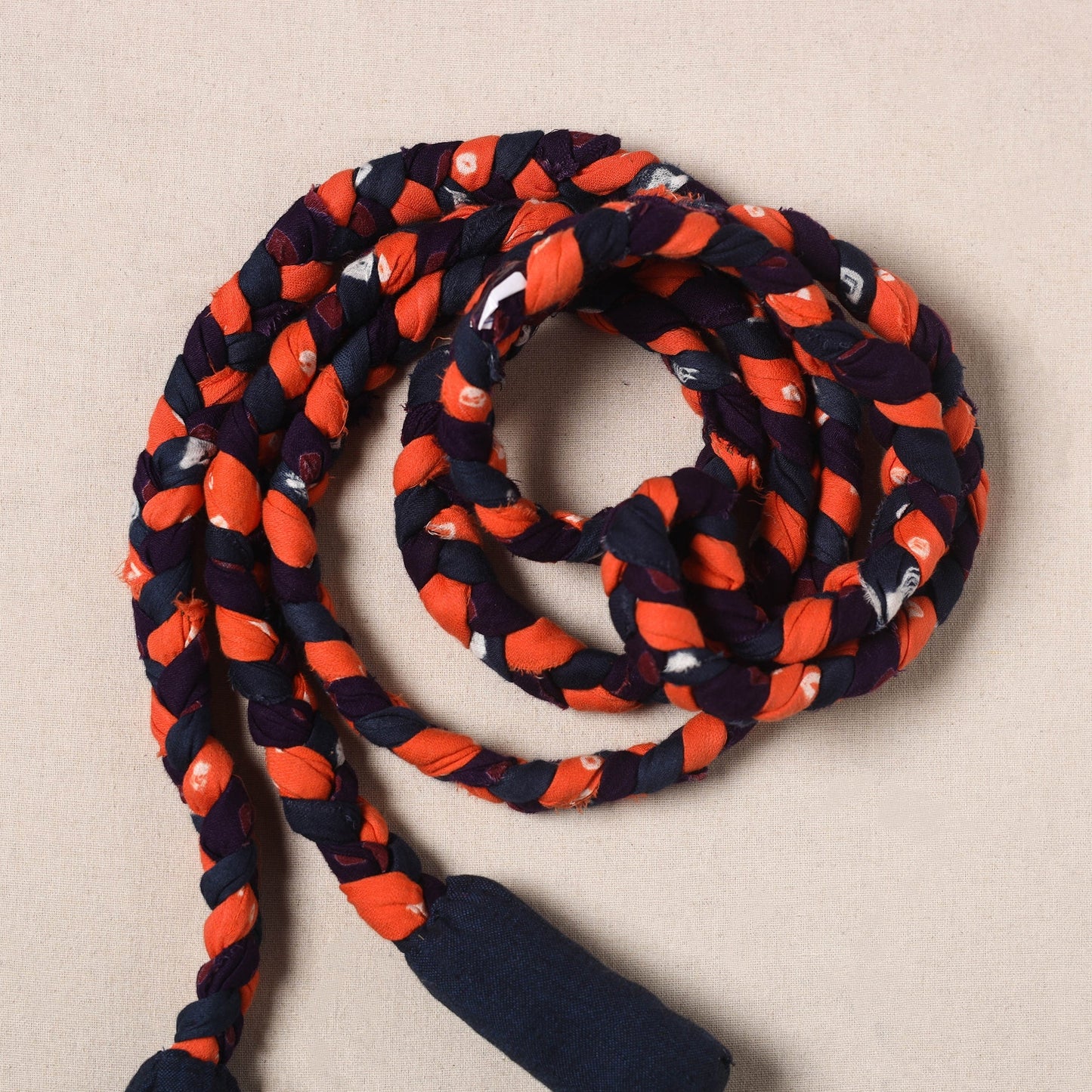 Handmade Upcycled Fabric Skipping Rope
