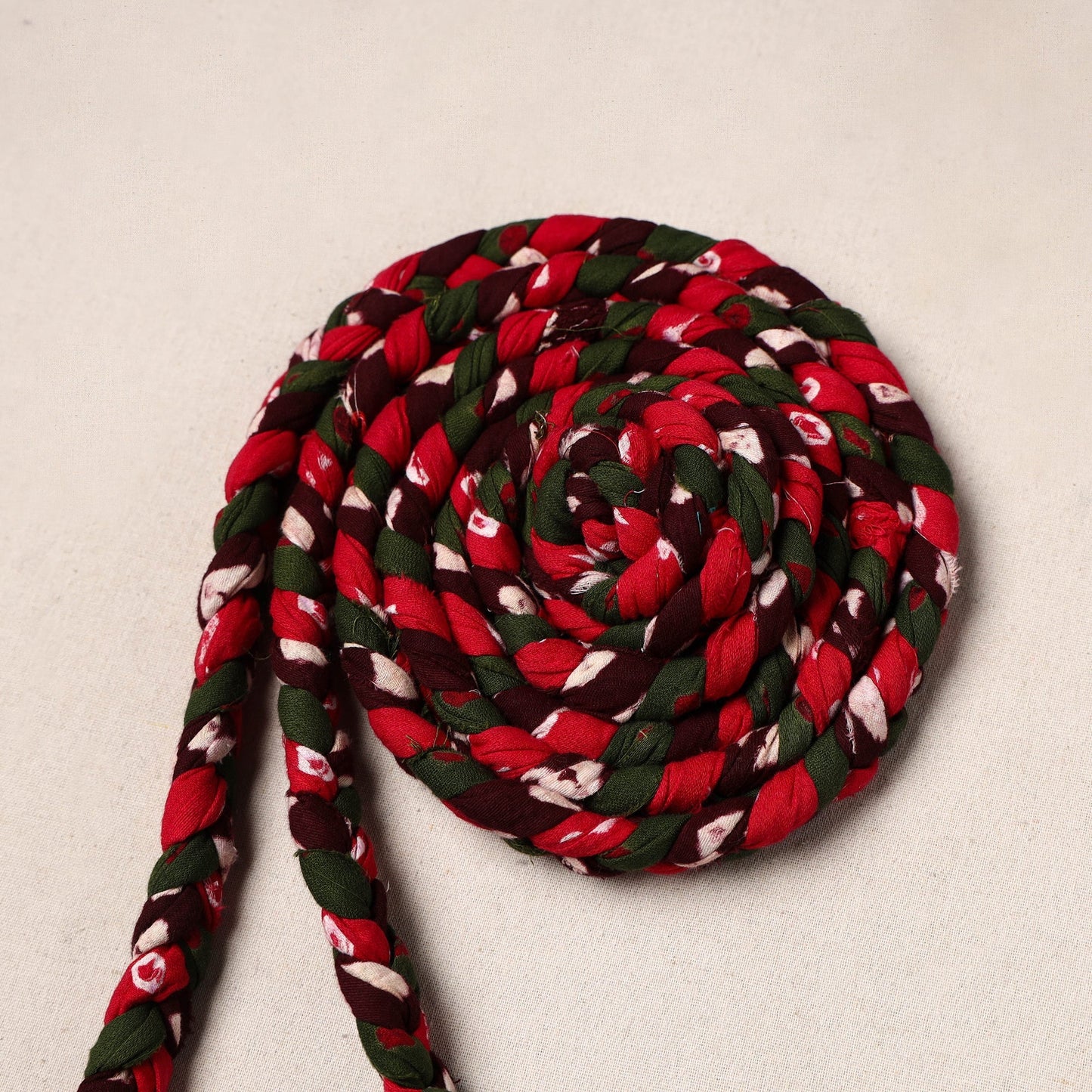 Handmade Upcycled Fabric Skipping Rope