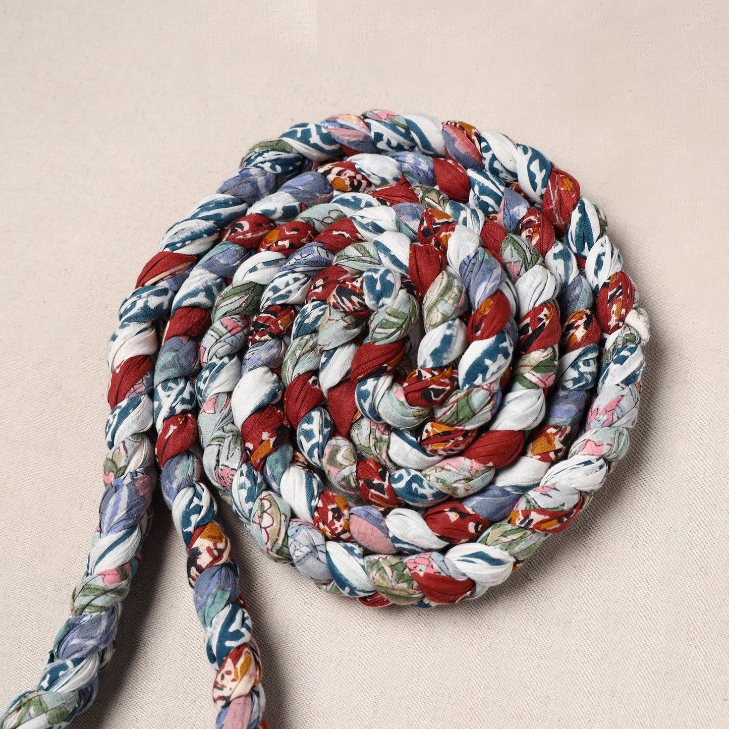 Handmade Upcycled Fabric Skipping Rope