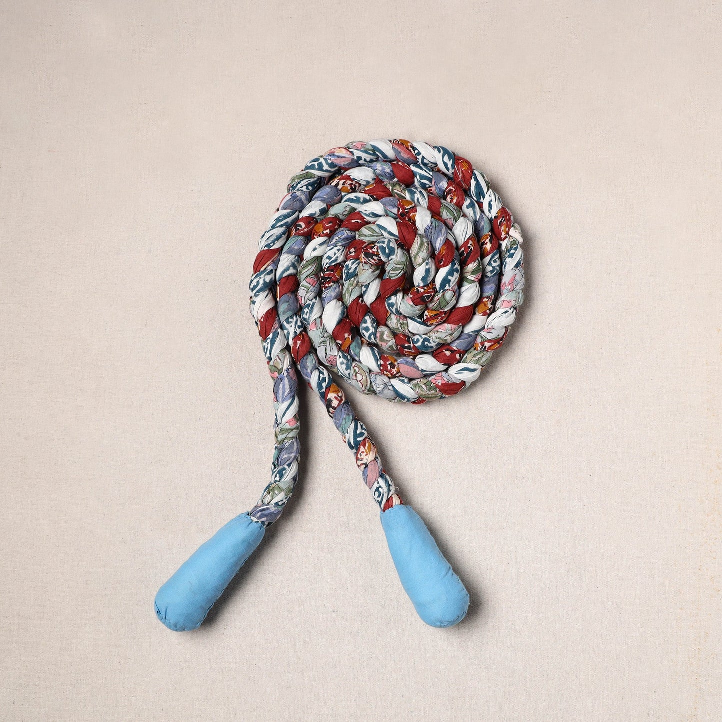 Handmade Upcycled Fabric Skipping Rope