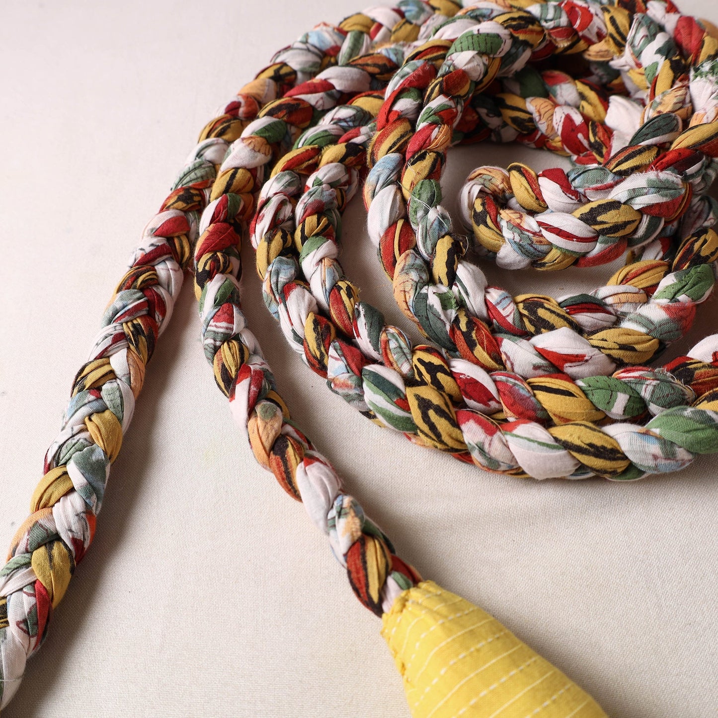 Handmade Upcycled Fabric Skipping Rope 44