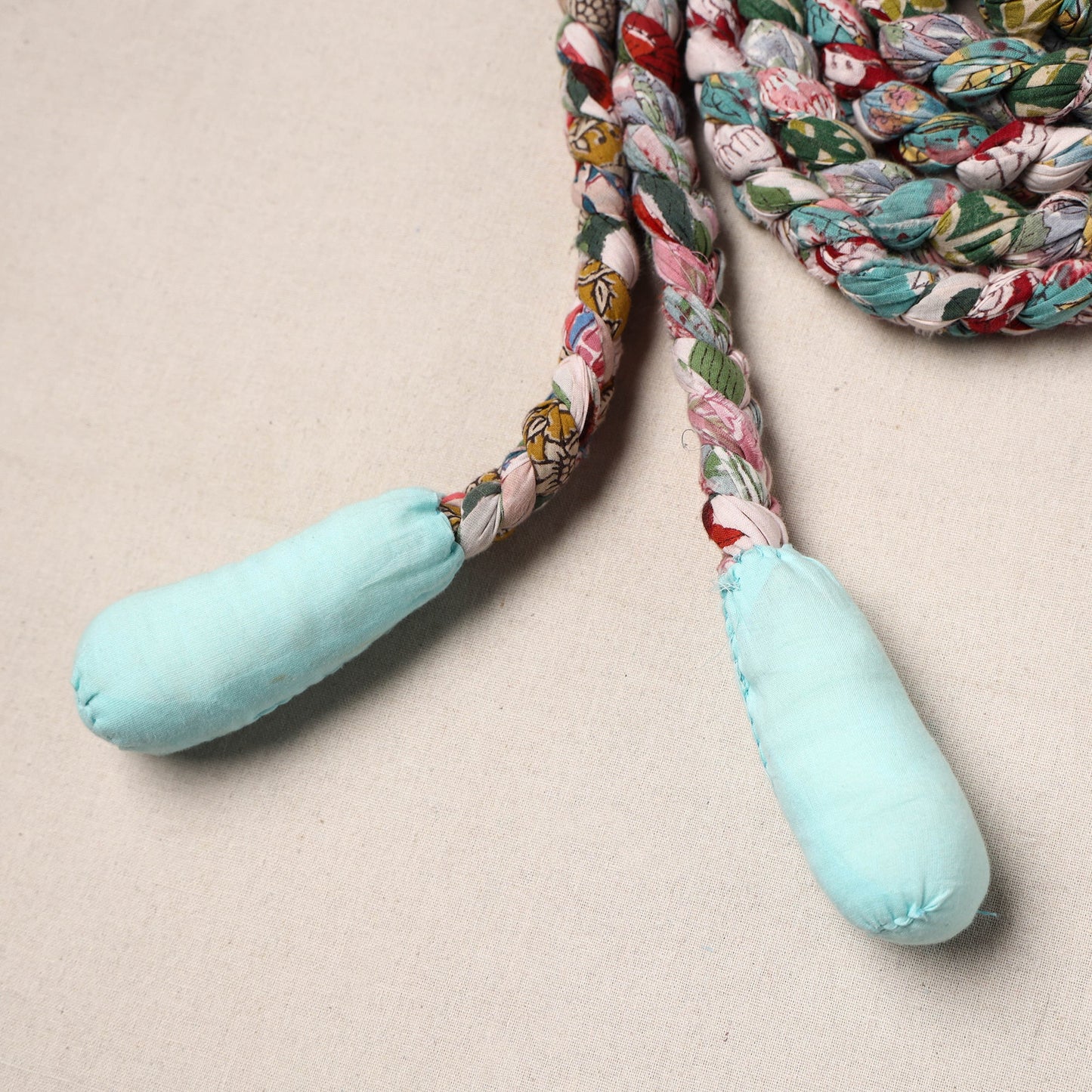 Handmade Upcycled Fabric Skipping Rope