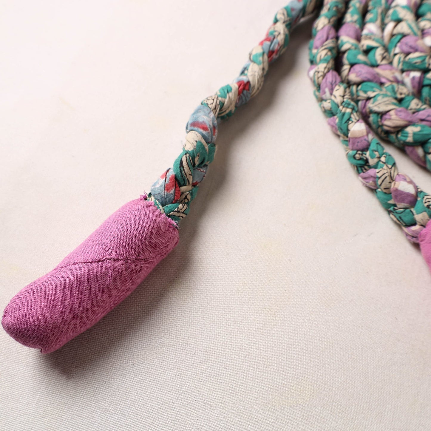 Handmade Upcycled Fabric Skipping Rope 48