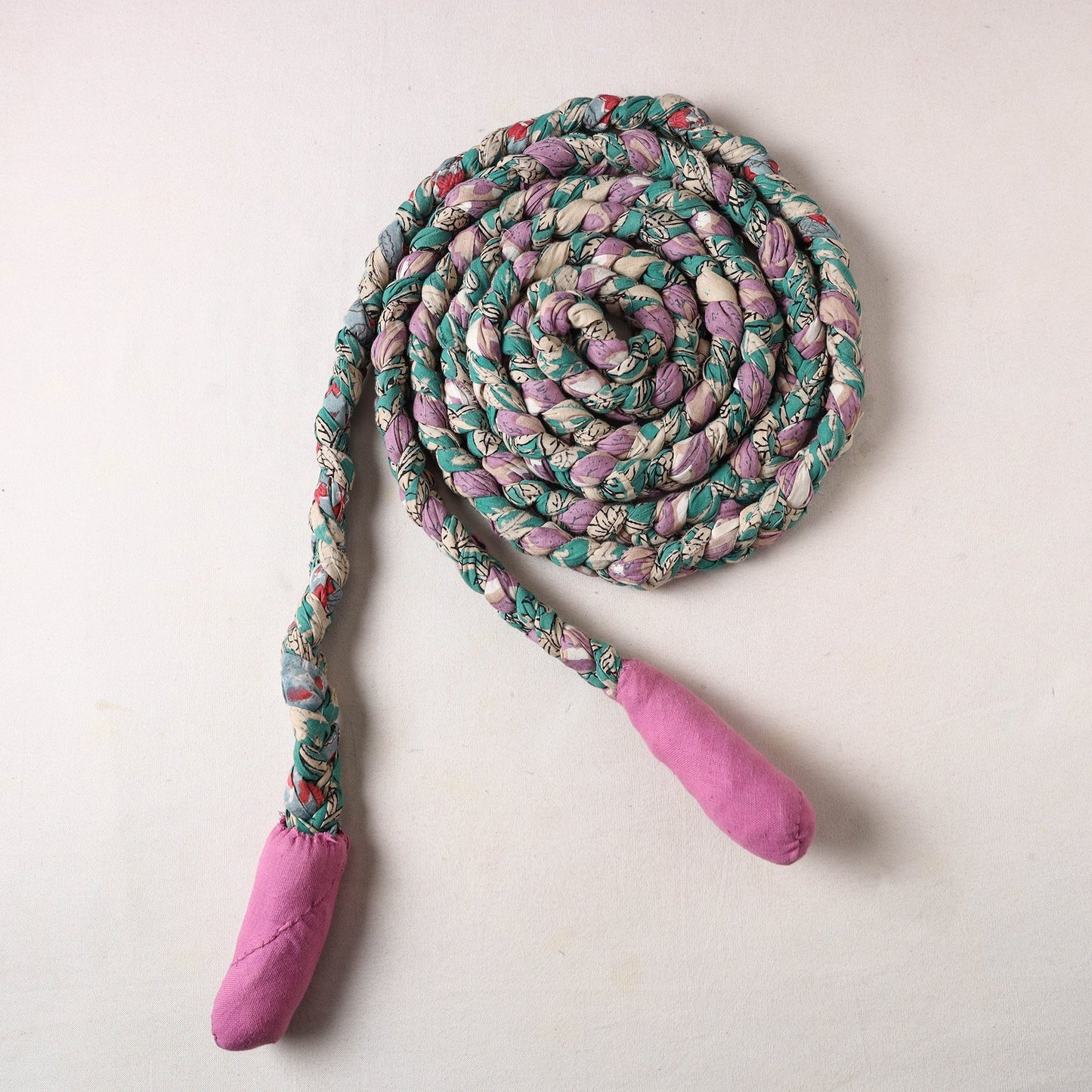 Handmade Upcycled Fabric Skipping Rope 48