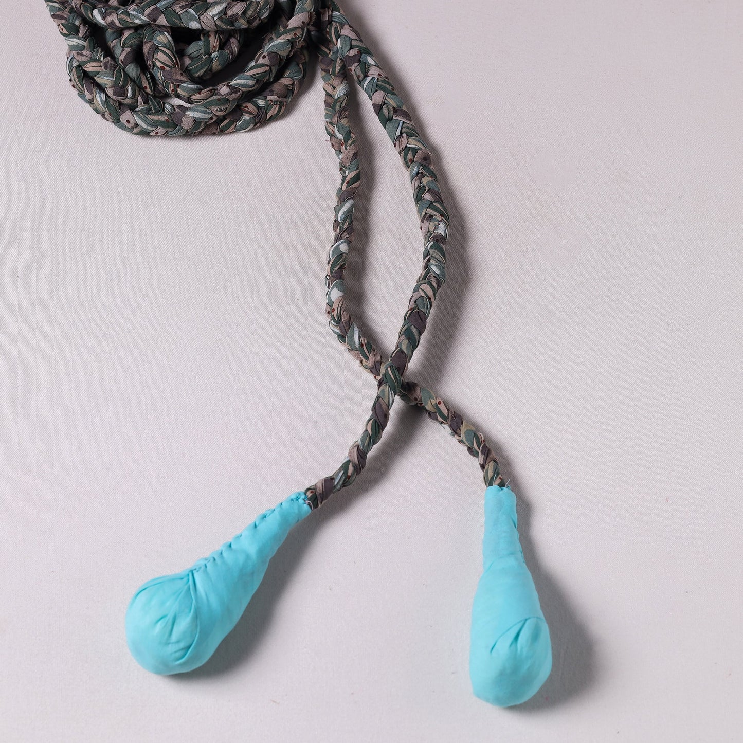 Handmade Upcycled Fabric Skipping Rope