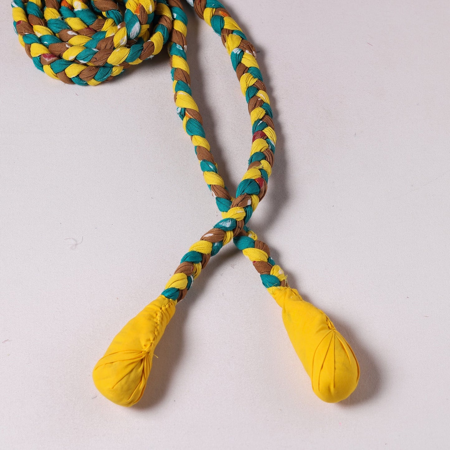 Handmade Upcycled Fabric Skipping Rope