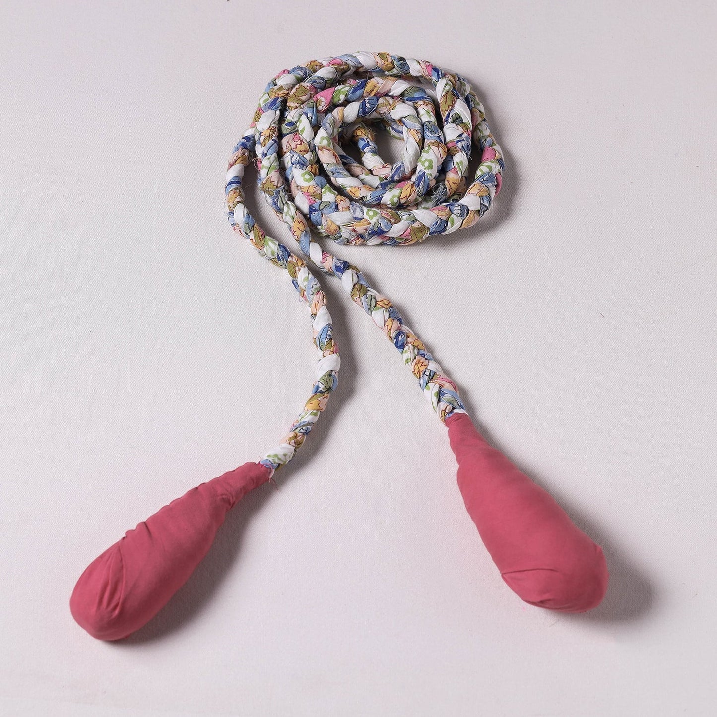 Handmade Upcycled Fabric Skipping Rope
