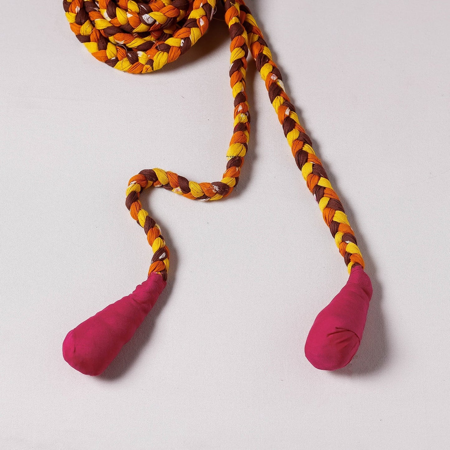 Handmade Upcycled Fabric Skipping Rope