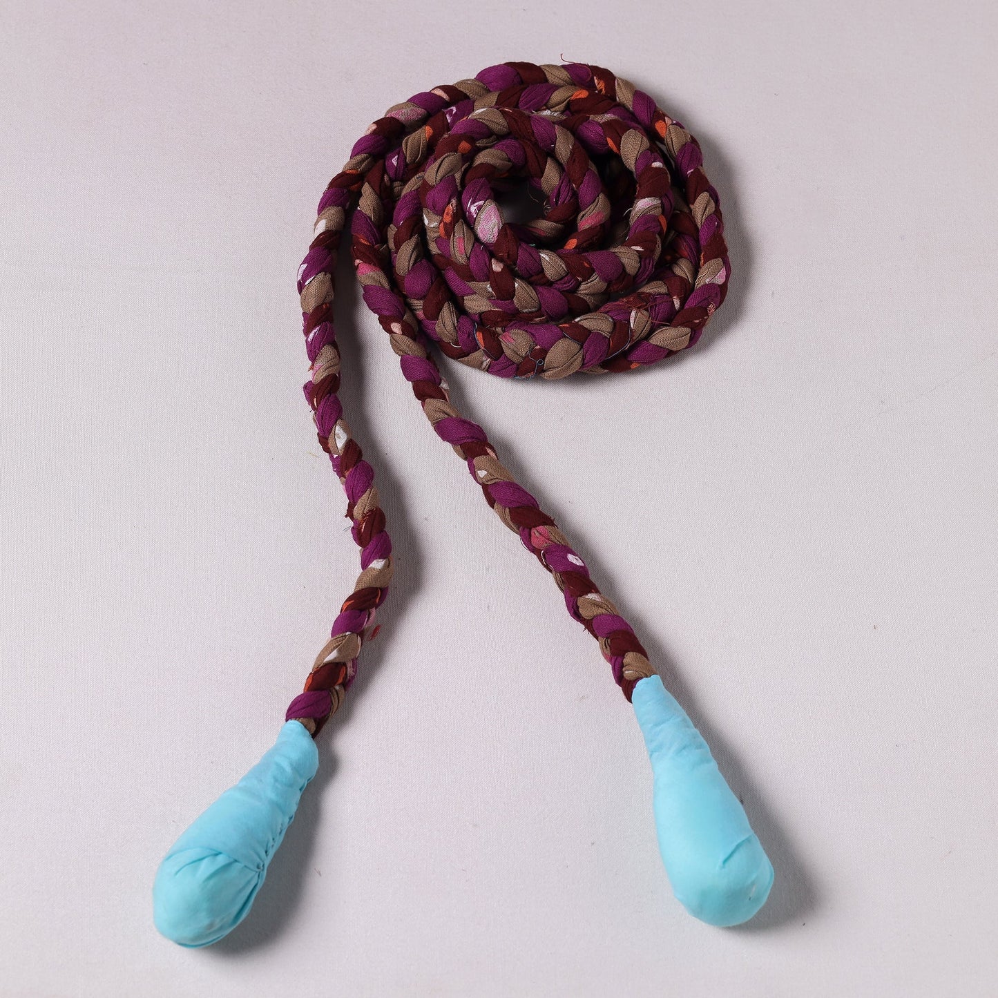 Handmade Upcycled Fabric Skipping Rope