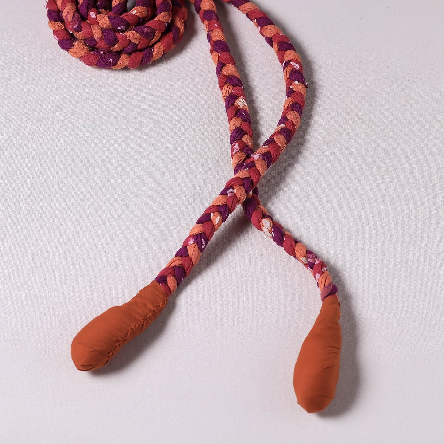 Handmade Upcycled Fabric Skipping Rope