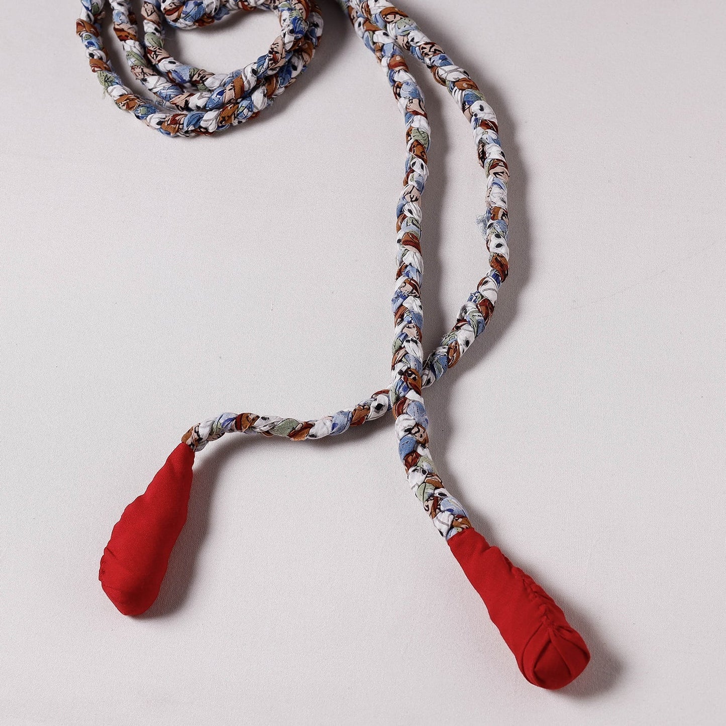 Handmade Upcycled Fabric Skipping Rope