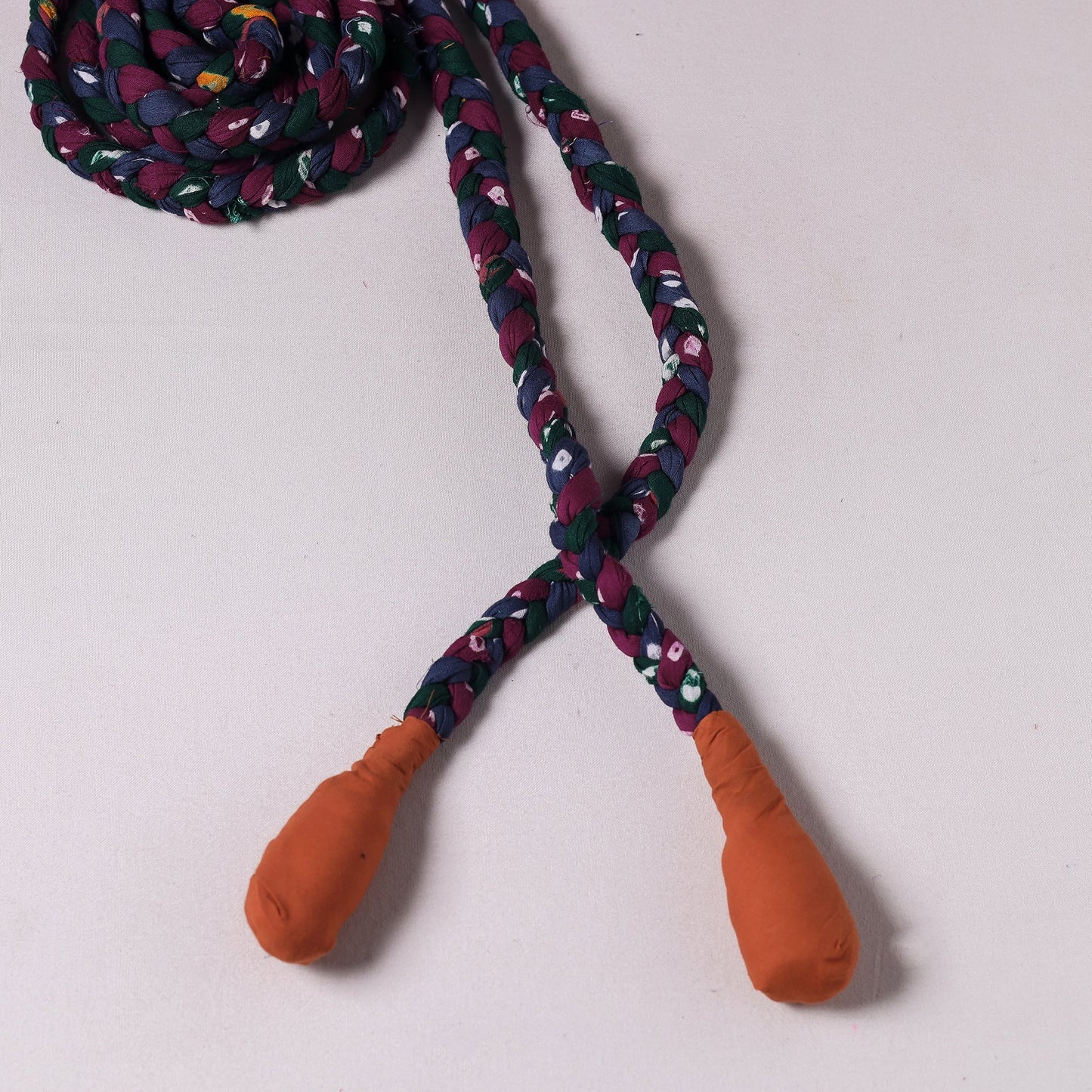 Handmade Upcycled Fabric Skipping Rope