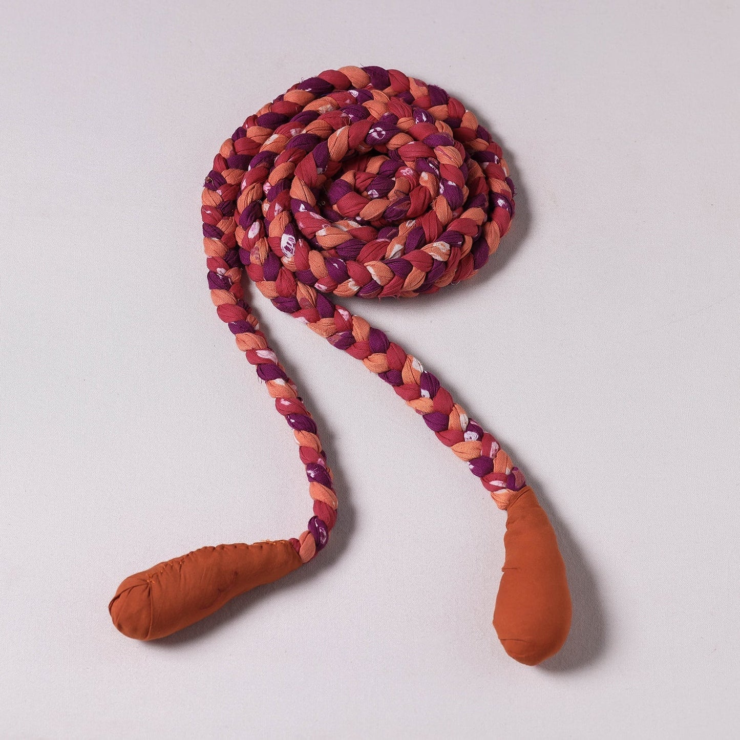 Handmade Upcycled Fabric Skipping Rope