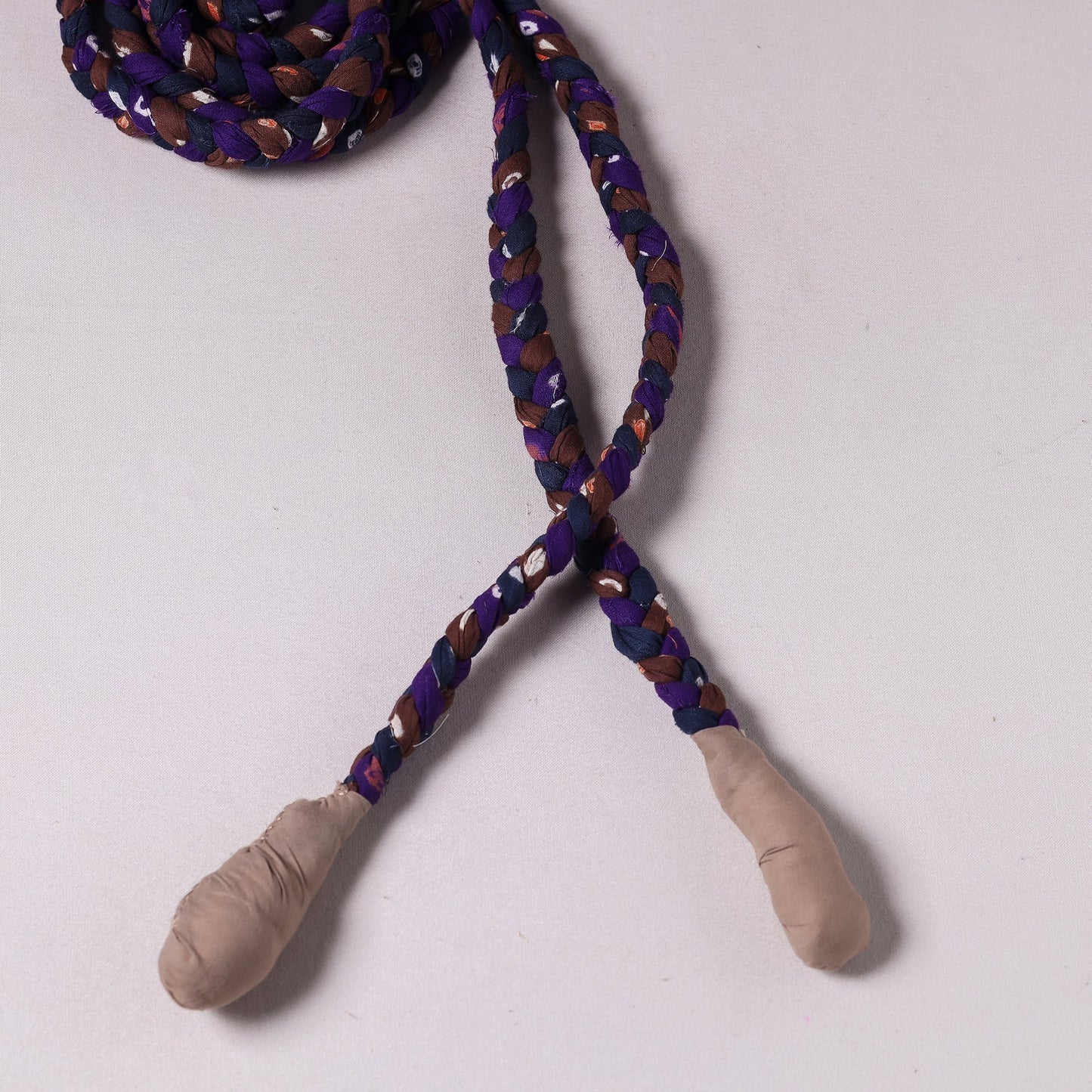 Handmade Upcycled Fabric Skipping Rope