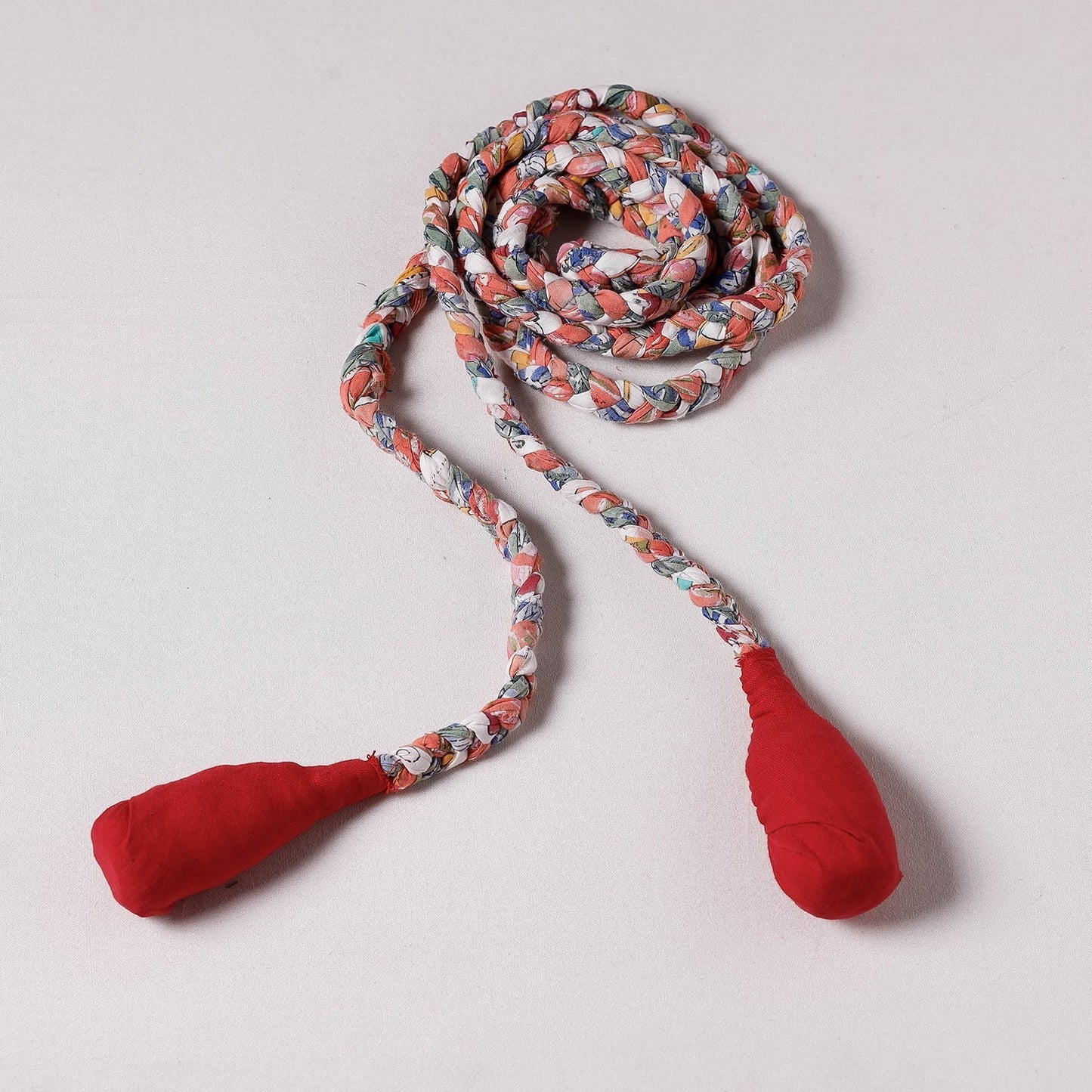 Handmade Upcycled Fabric Skipping Rope