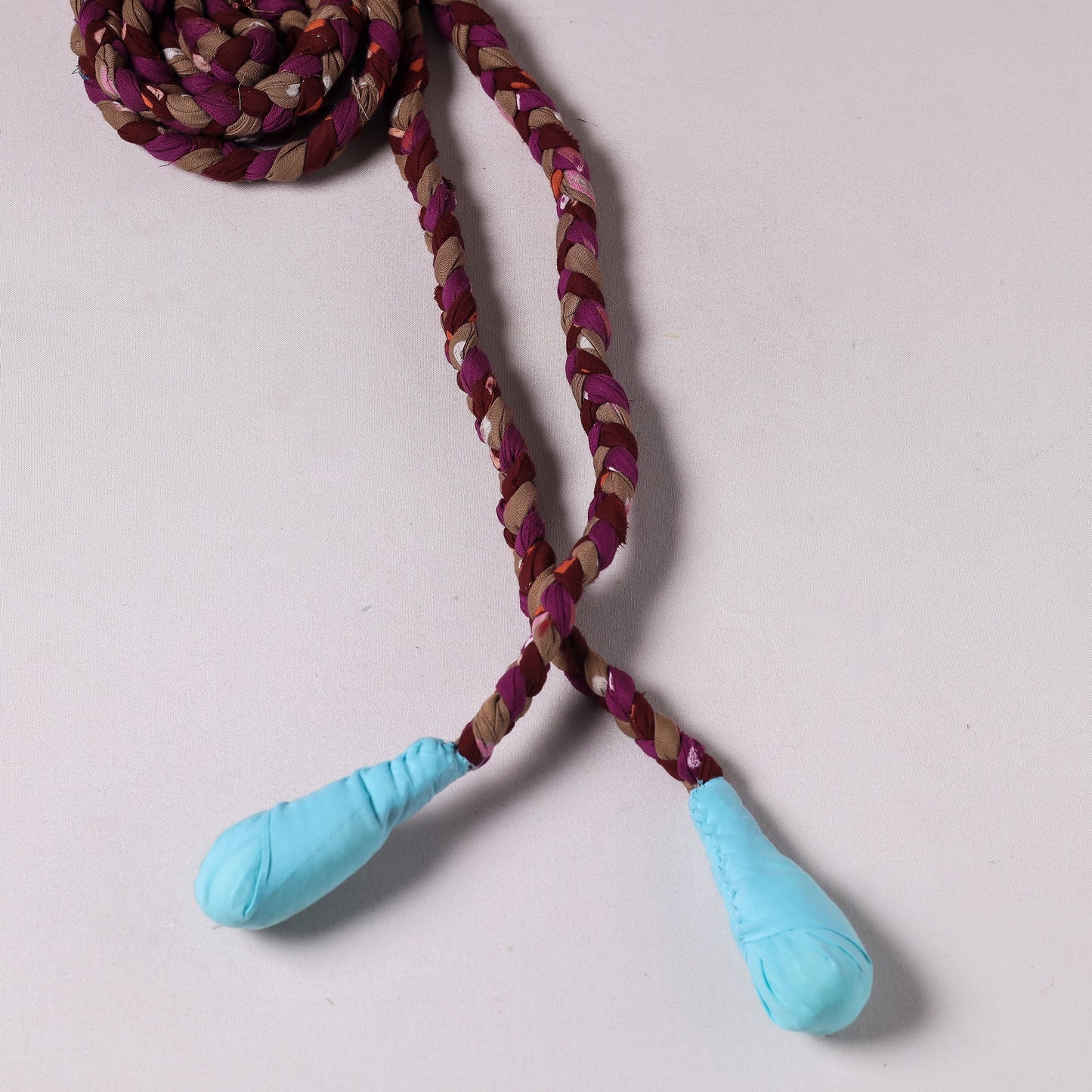 Handmade Upcycled Fabric Skipping Rope