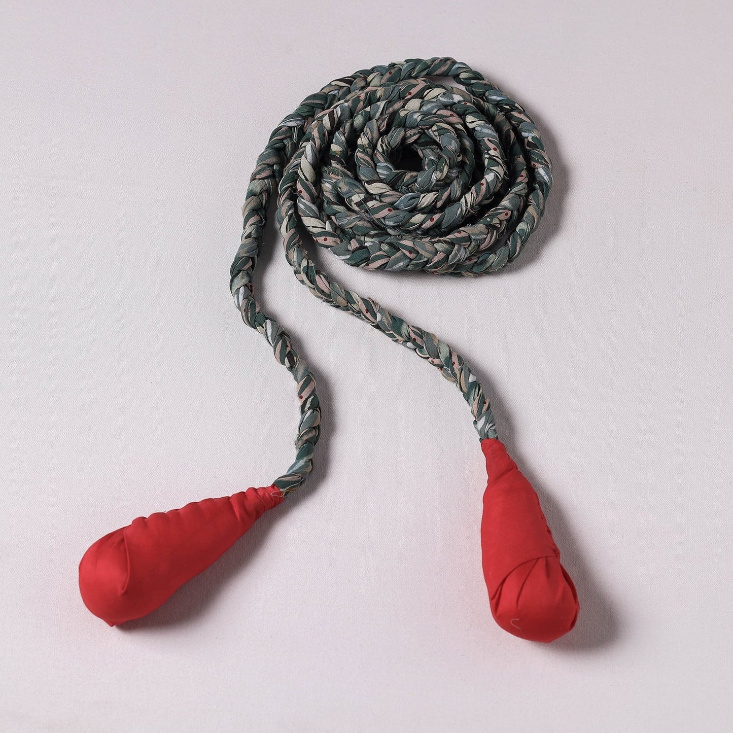Handmade Upcycled Fabric Skipping Rope