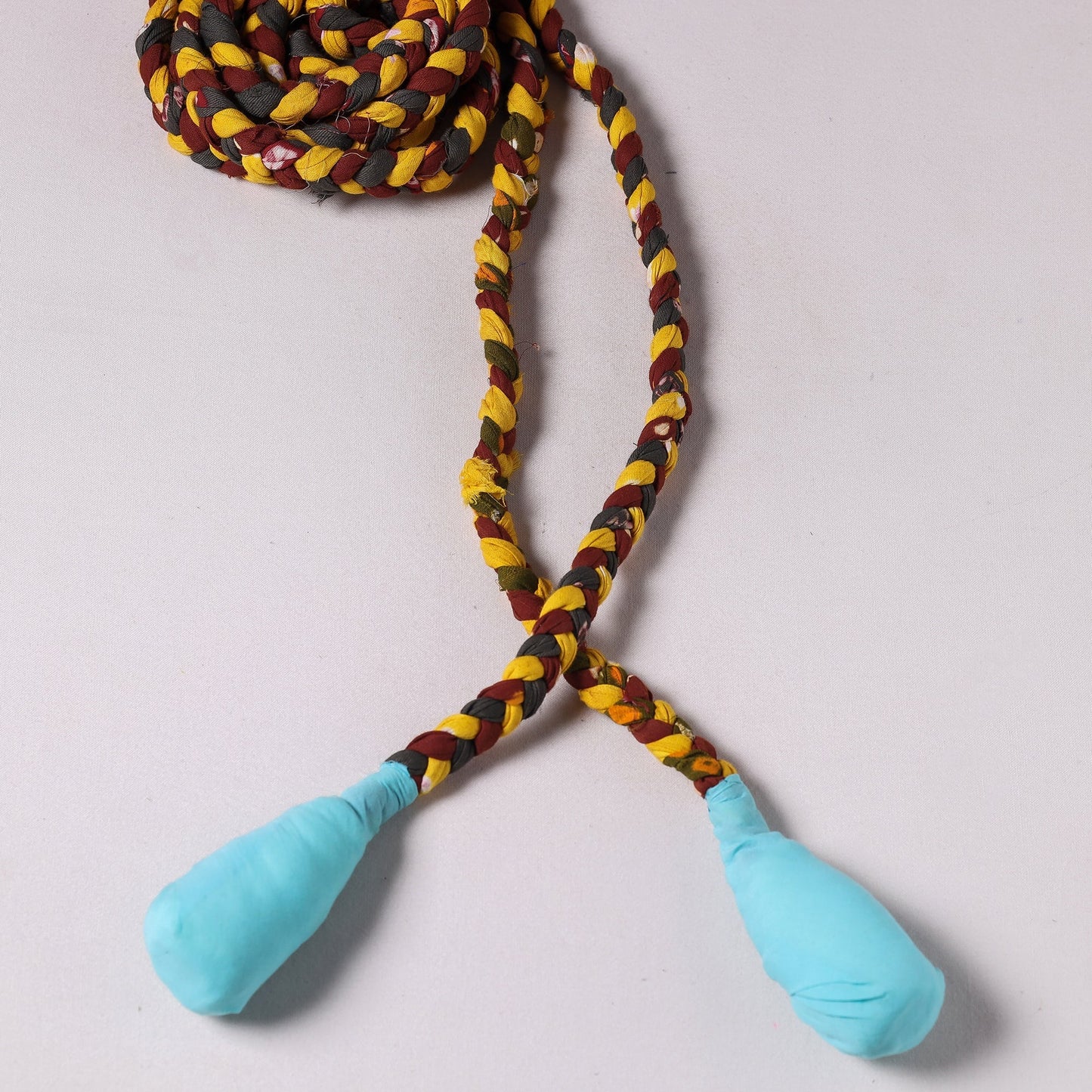 Handmade Upcycled Fabric Skipping Rope